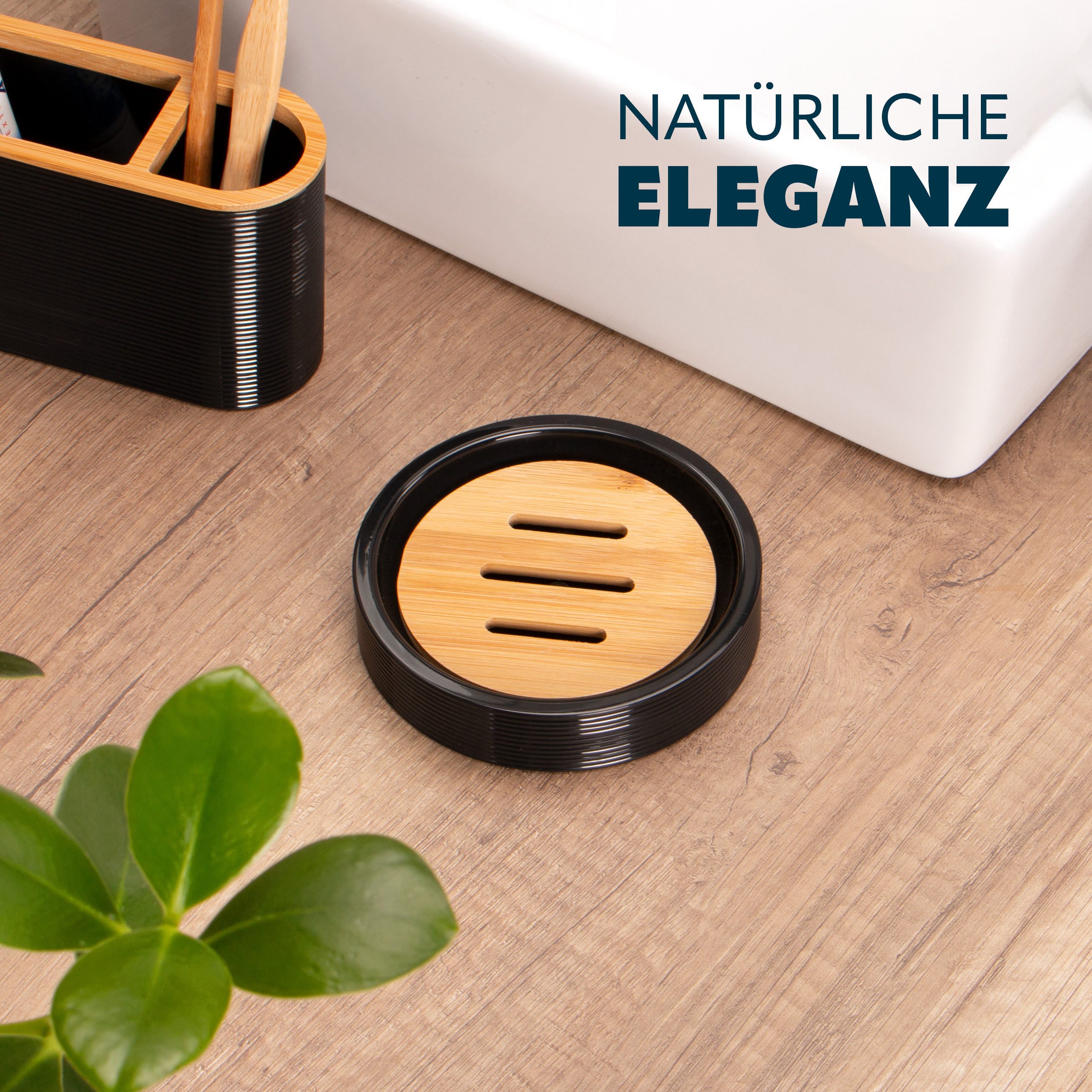 bremermann Seifenschale Seifenschale SEGNO aus Bambus und Kunststoff, Seife günstig online kaufen