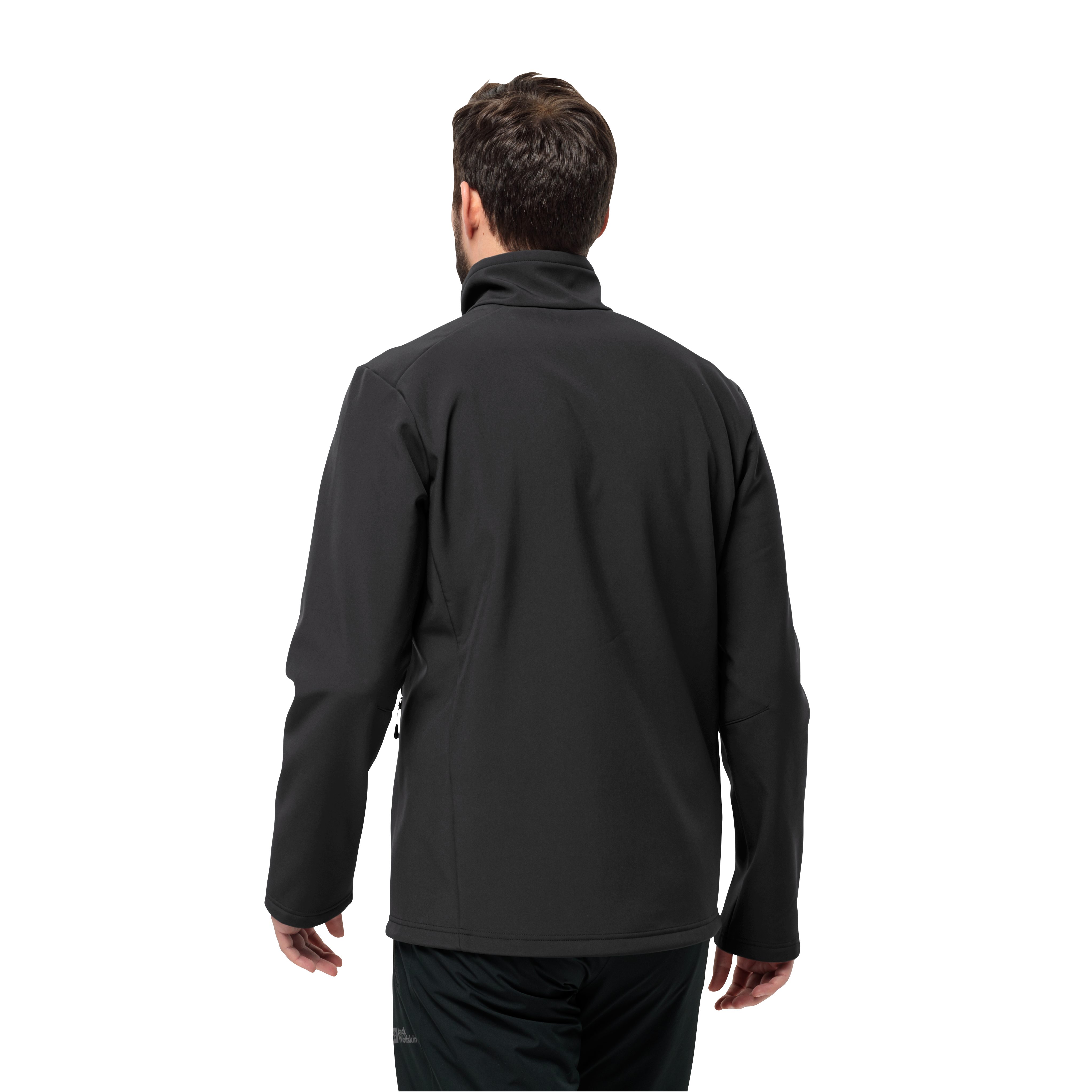 black Jack Übergangszeit für oder Wolfskin Softshelljacke Abende WHIRLWIND die kühle MEN