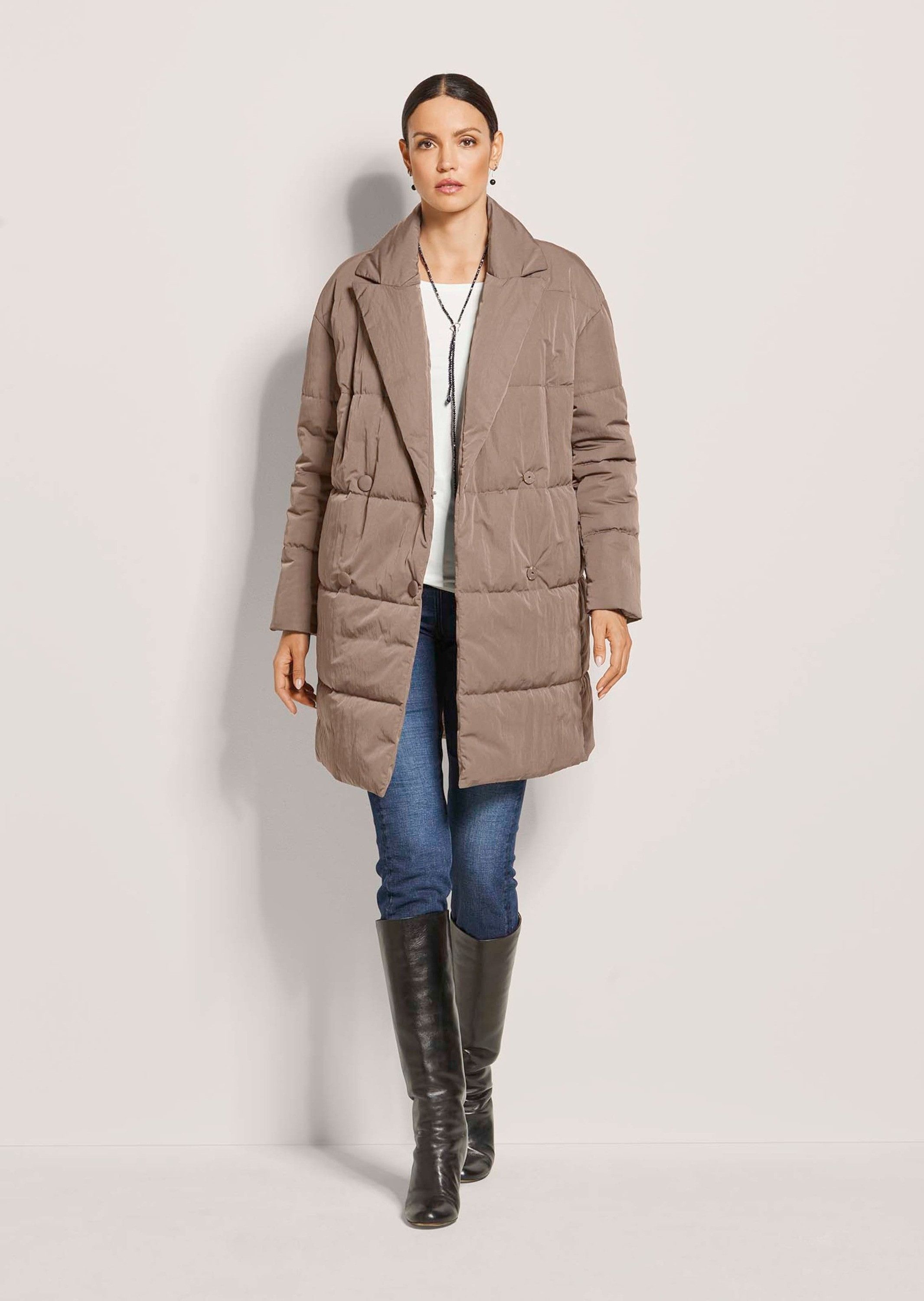 MADELEINE Outdoorjacke Eleganter Wintermantel im Oversized-Look günstig online kaufen