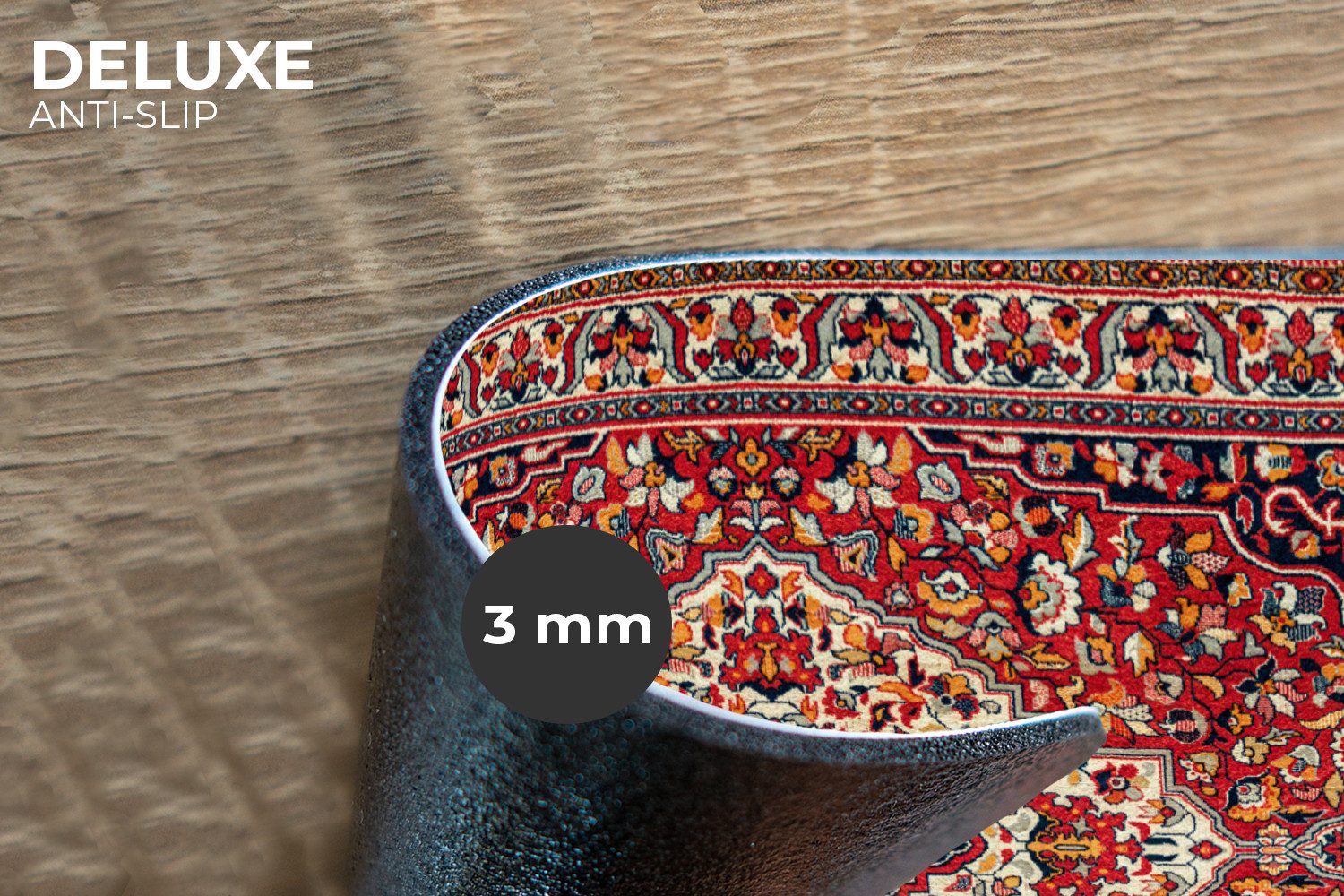 MuchoWow Platzset Persische Teppiche Druck - Teppiche - Muster - Rot, (6-St), Platzsets, Tischset, Abwaschbar, Tischsets, Platzdeckchen