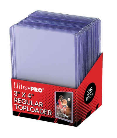 Ultra Pro Sammelkarte Toploader (Regular) - 25 Stück - für Karten in Standardgröße