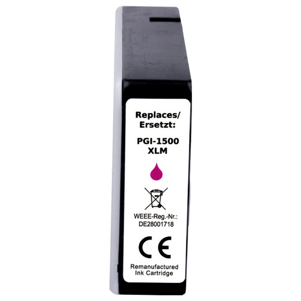 Renkforce Renkforce Druckerpatrone ersetzt Canon PGI-1500M XL Kompatibel Magent Tintenpatrone