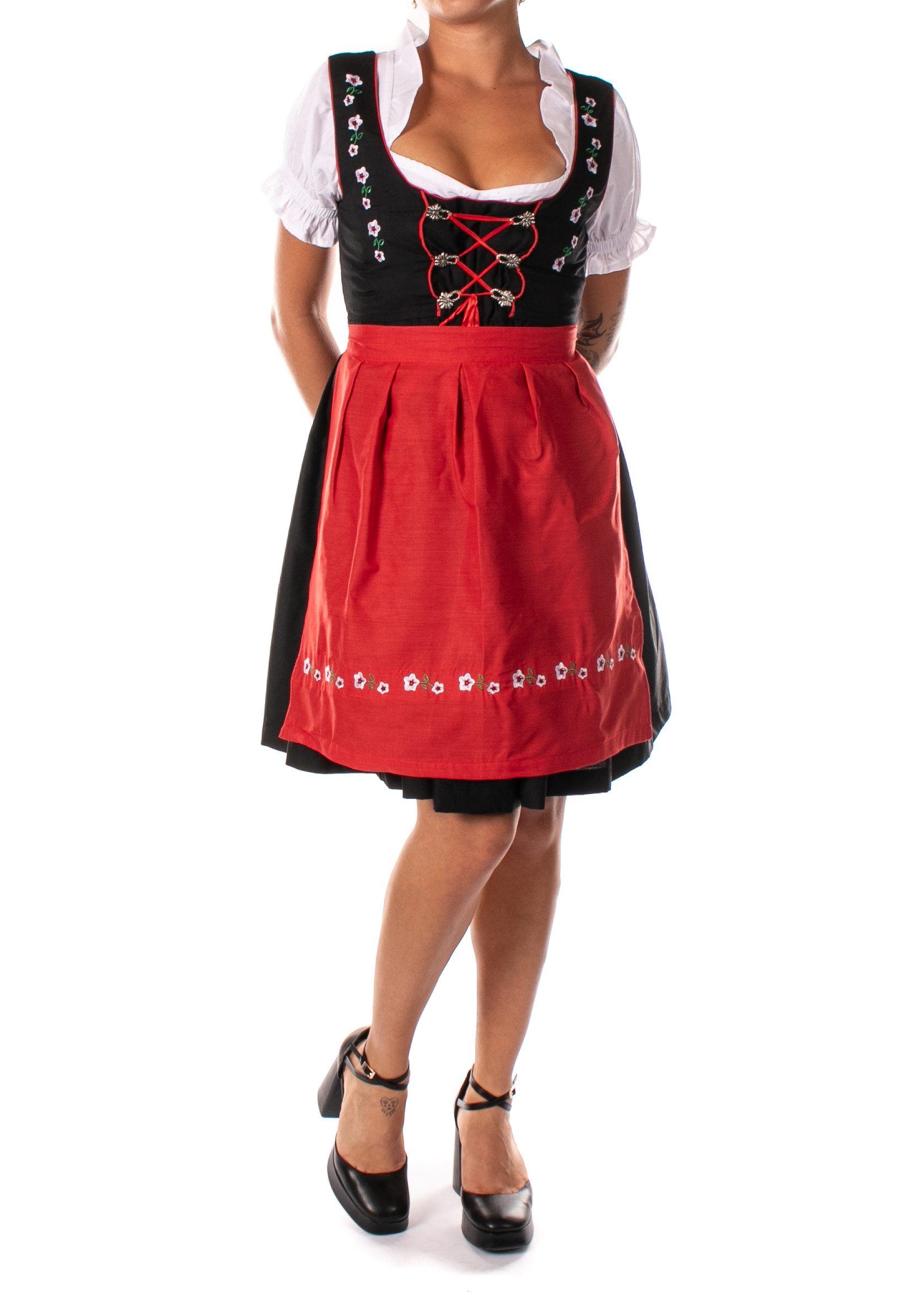 Dirndl Dirndl Set 3 Teilig Trachtenkleid MS-Trachten Oktorberfest 301