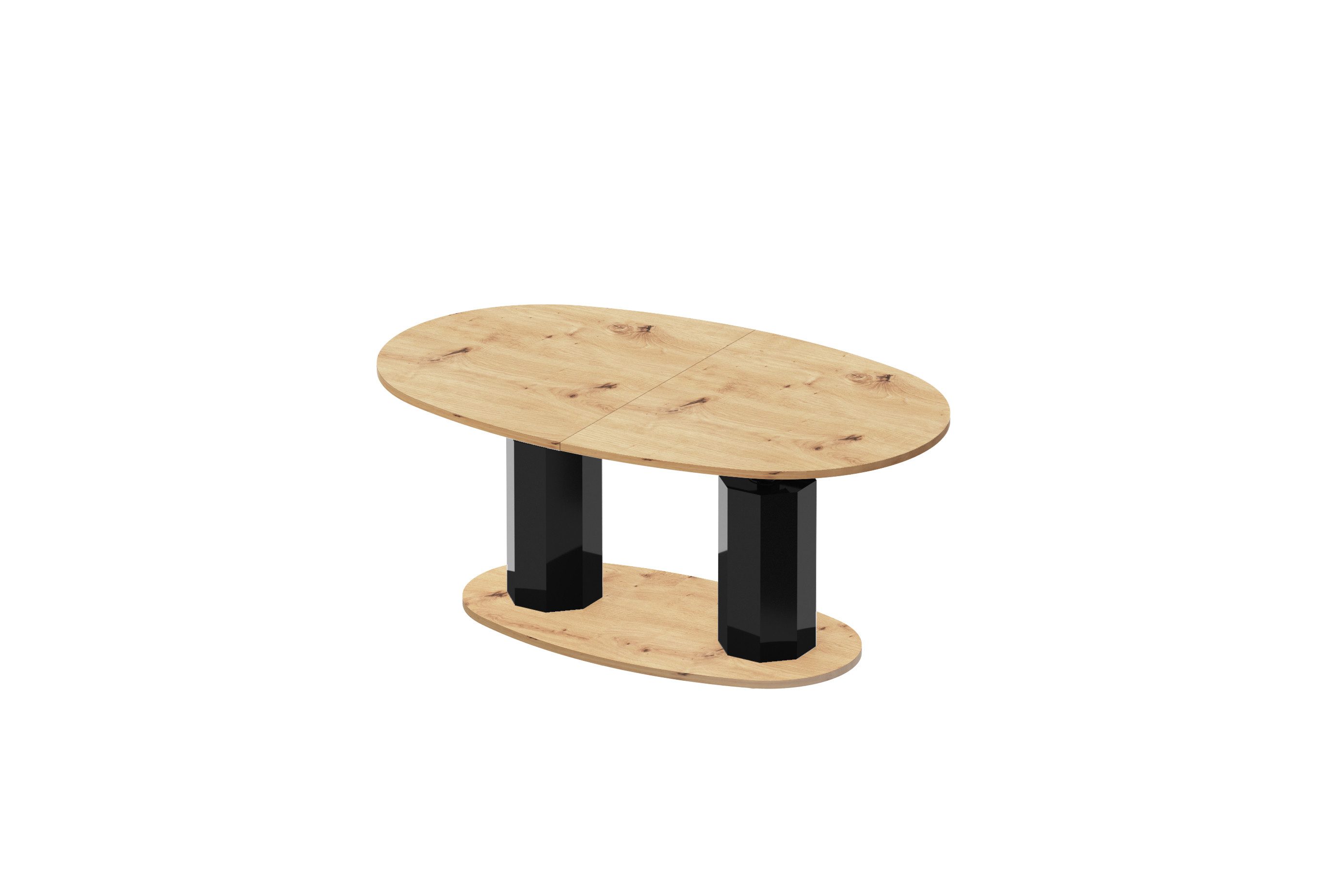 designimpex Couchtisch Design Couchtisch HBL-111 stufenlos günstig online kaufen