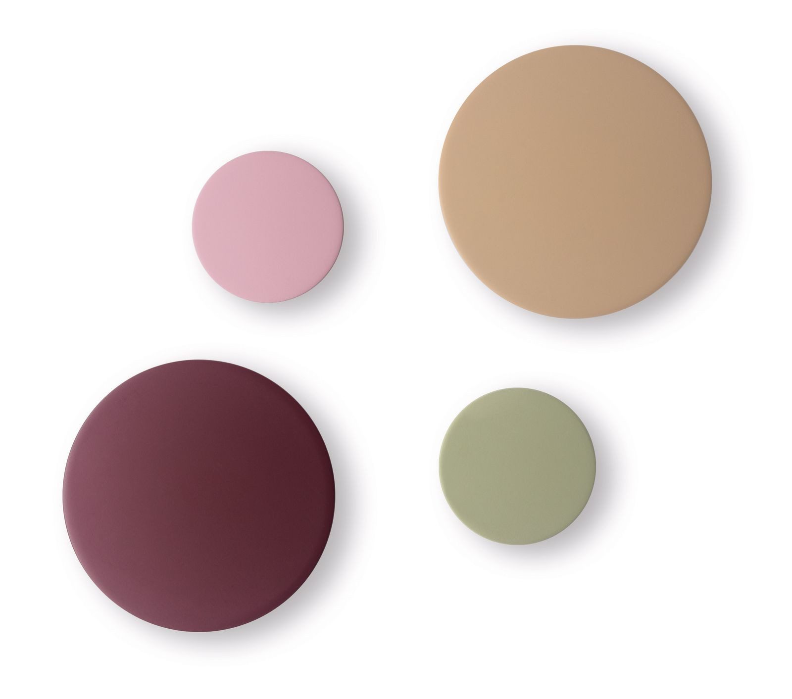 Remember Garderobenhaken, Remember Wandhaken Fuchsia 4-teilig günstig online kaufen