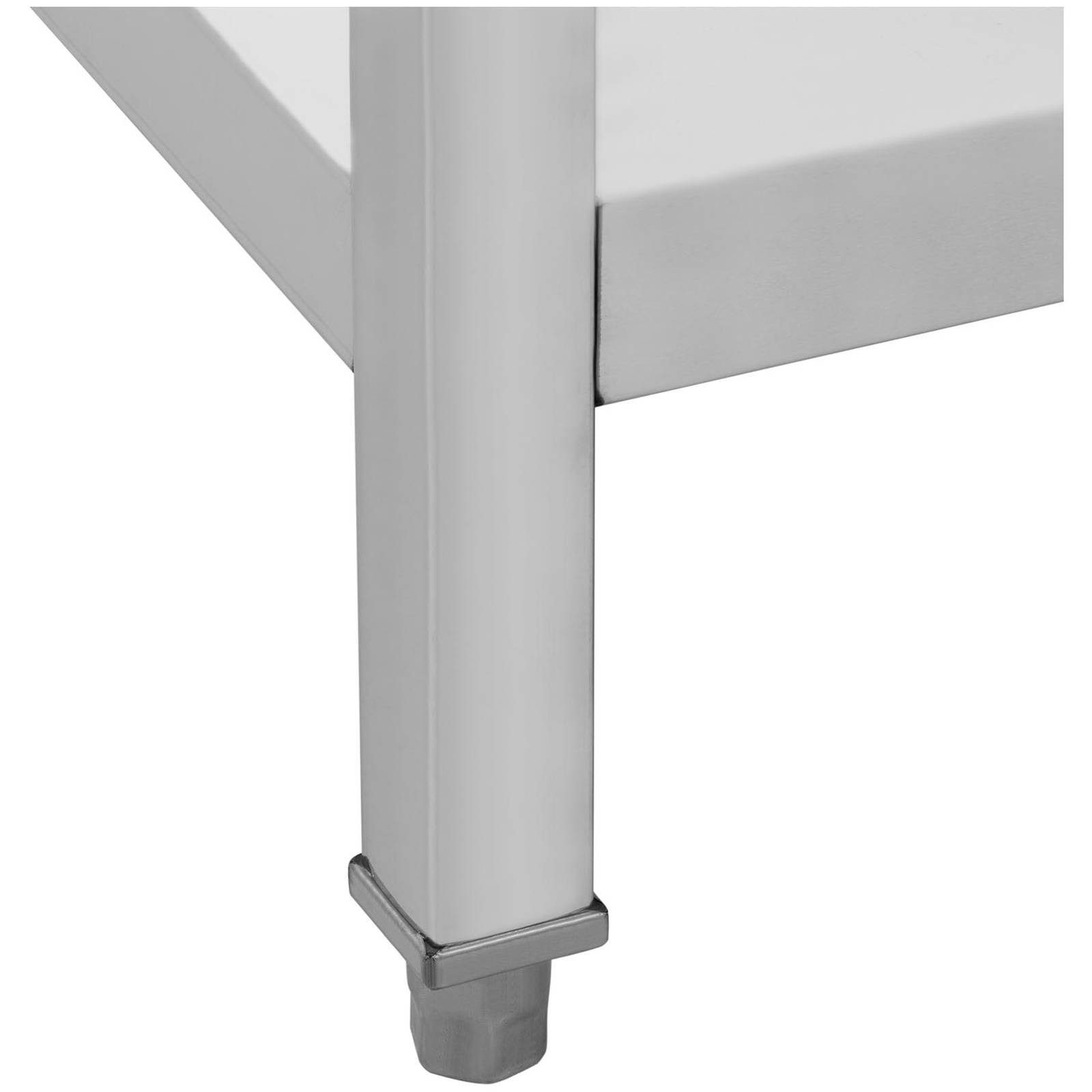 Royal Catering Arbeitstisch 150 x 60 cm Edelstahltisch mit Schubladen Gastro Edelstahl 400 kg