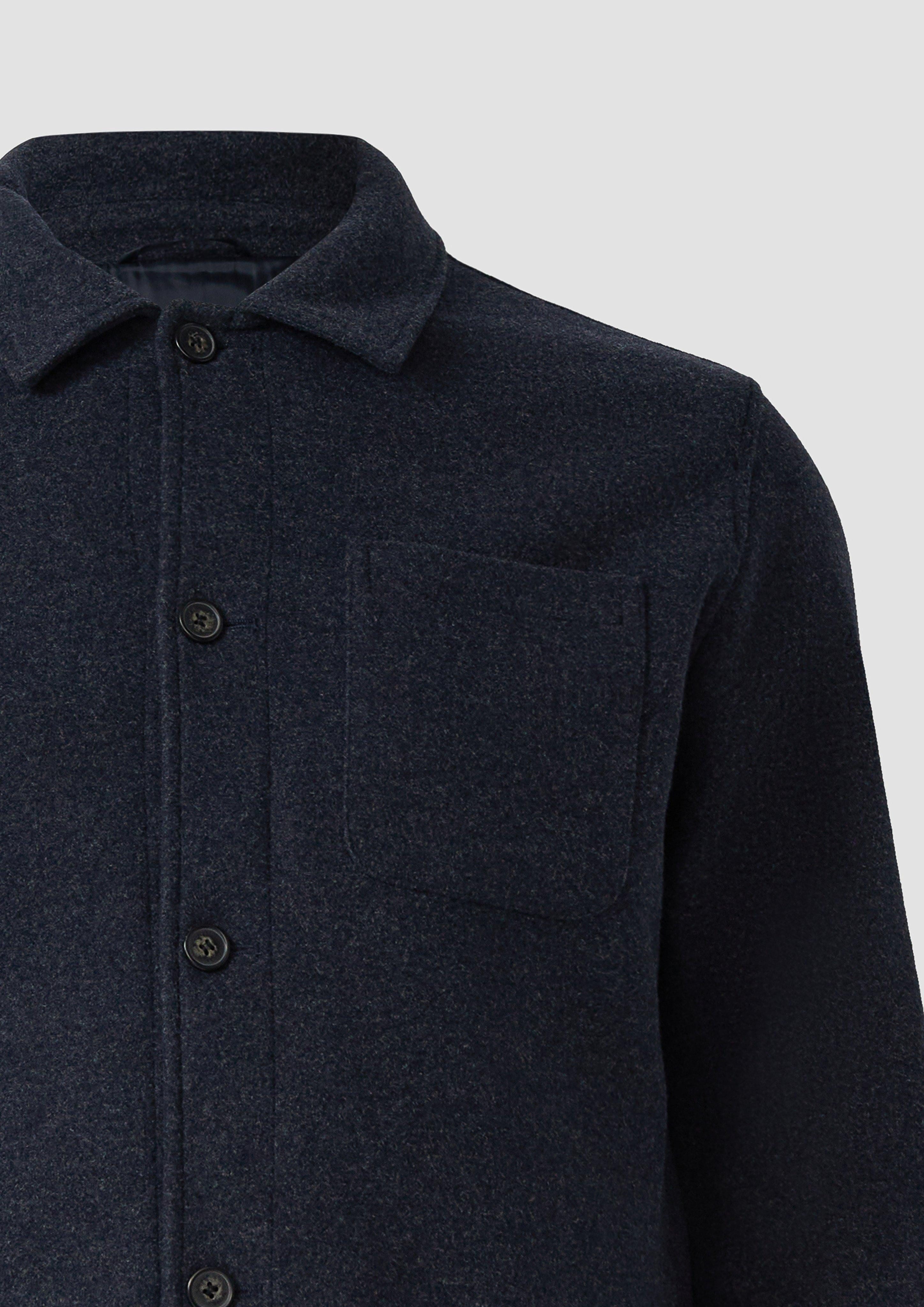 s.Oliver Allwetterjacke Overshirt mit Kentkragen günstig online kaufen