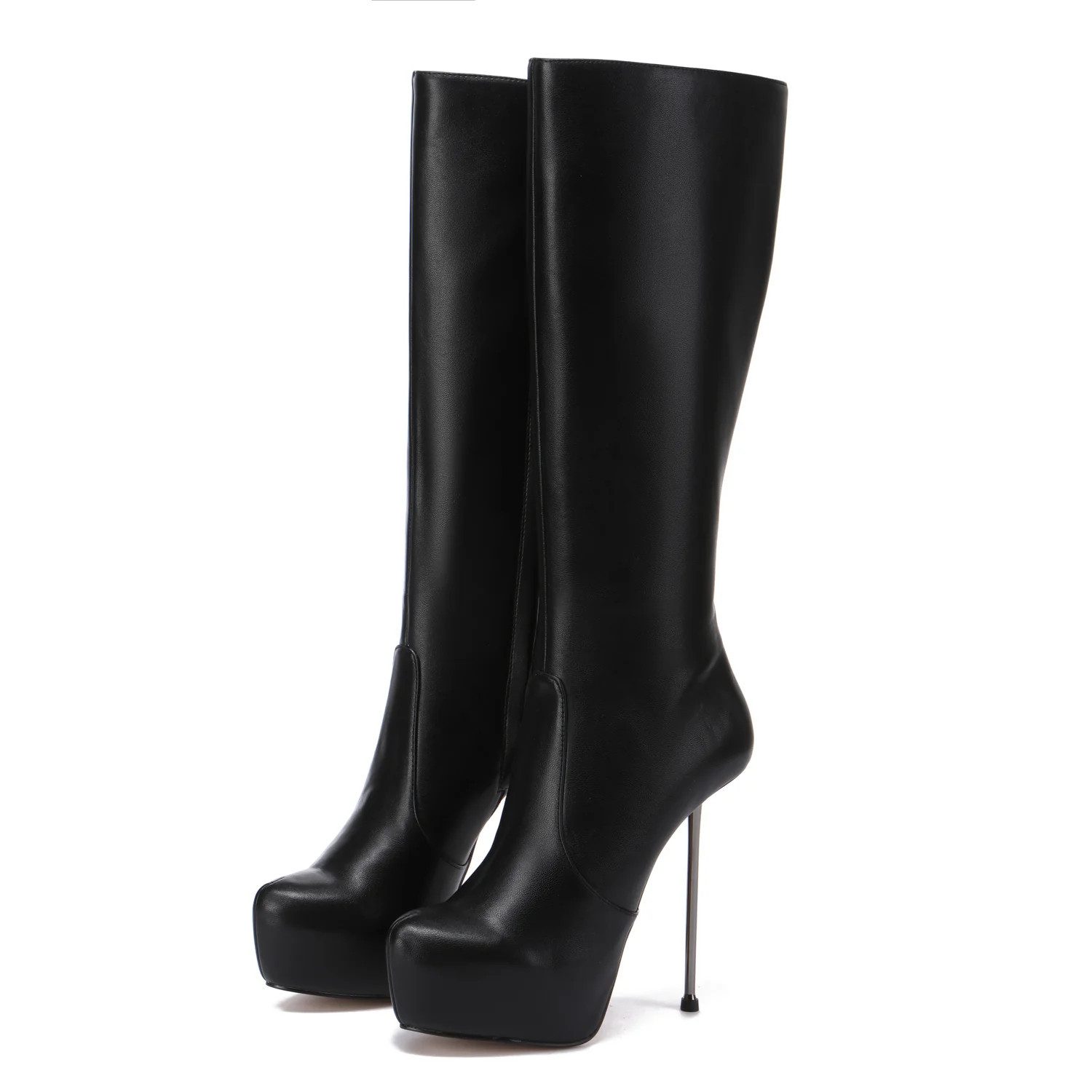 Giaro BEVERLEY High-Heel-Stiefel 14 cm Absatzhöhe, 4 cm Plateau, hochwertiges veganes Leder