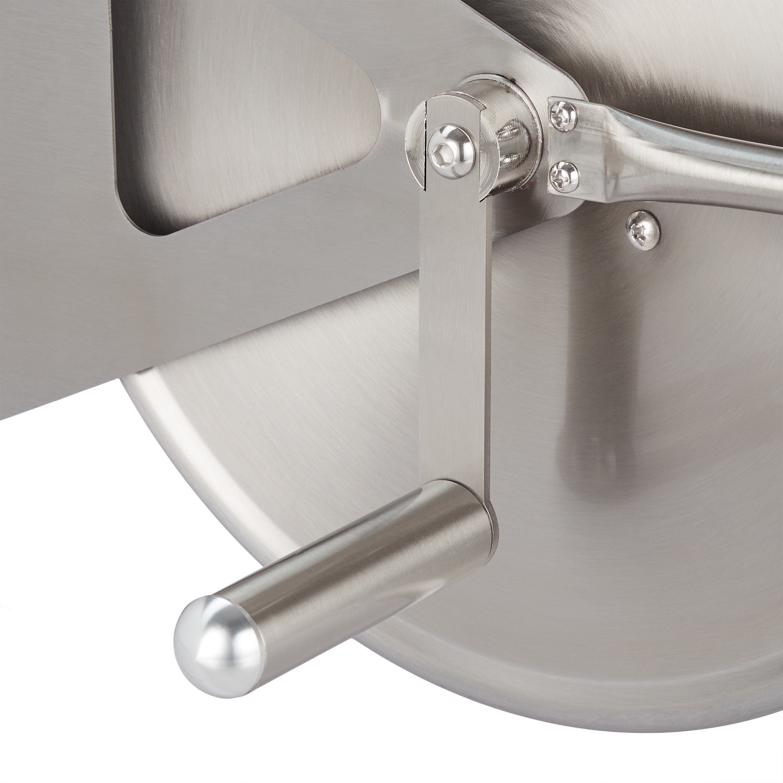 relaxdays Schlauchtrommel Edelstahl