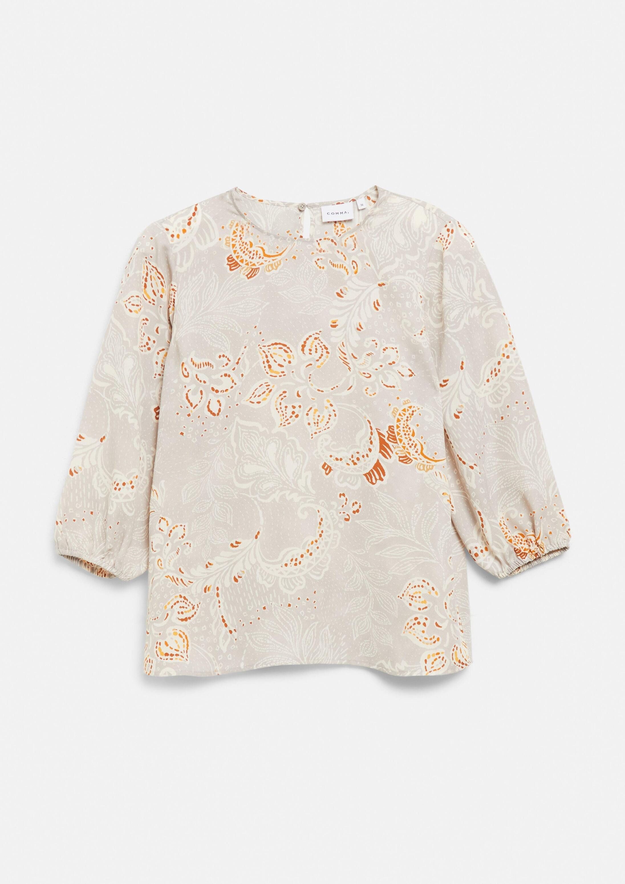 comma Kurzarmbluse Bluse Bluse