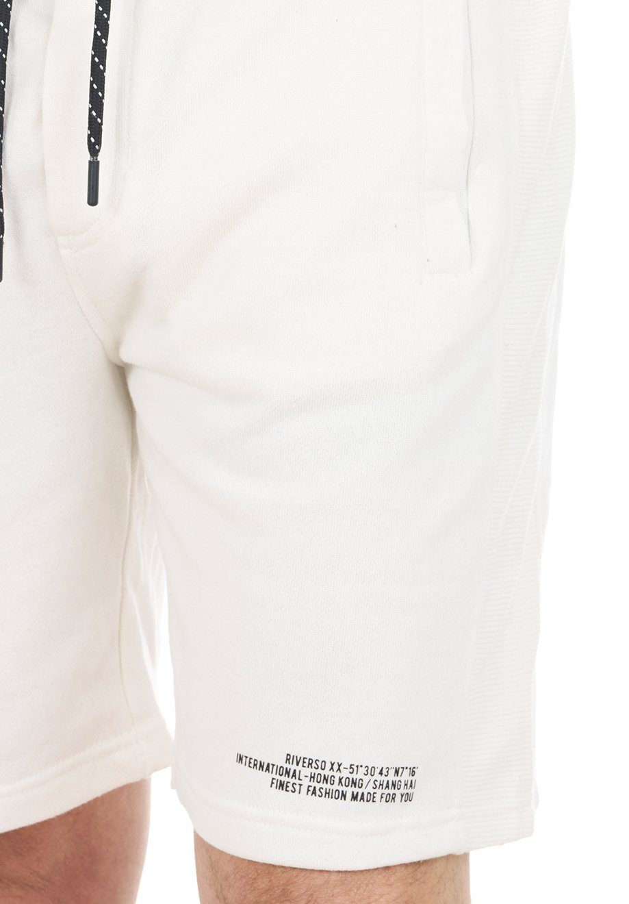 riverso Sweatshorts Herren Sportshorts RIVBlake Regular Fit Bermudashort mit Kordelzug – Bild 4 von 5