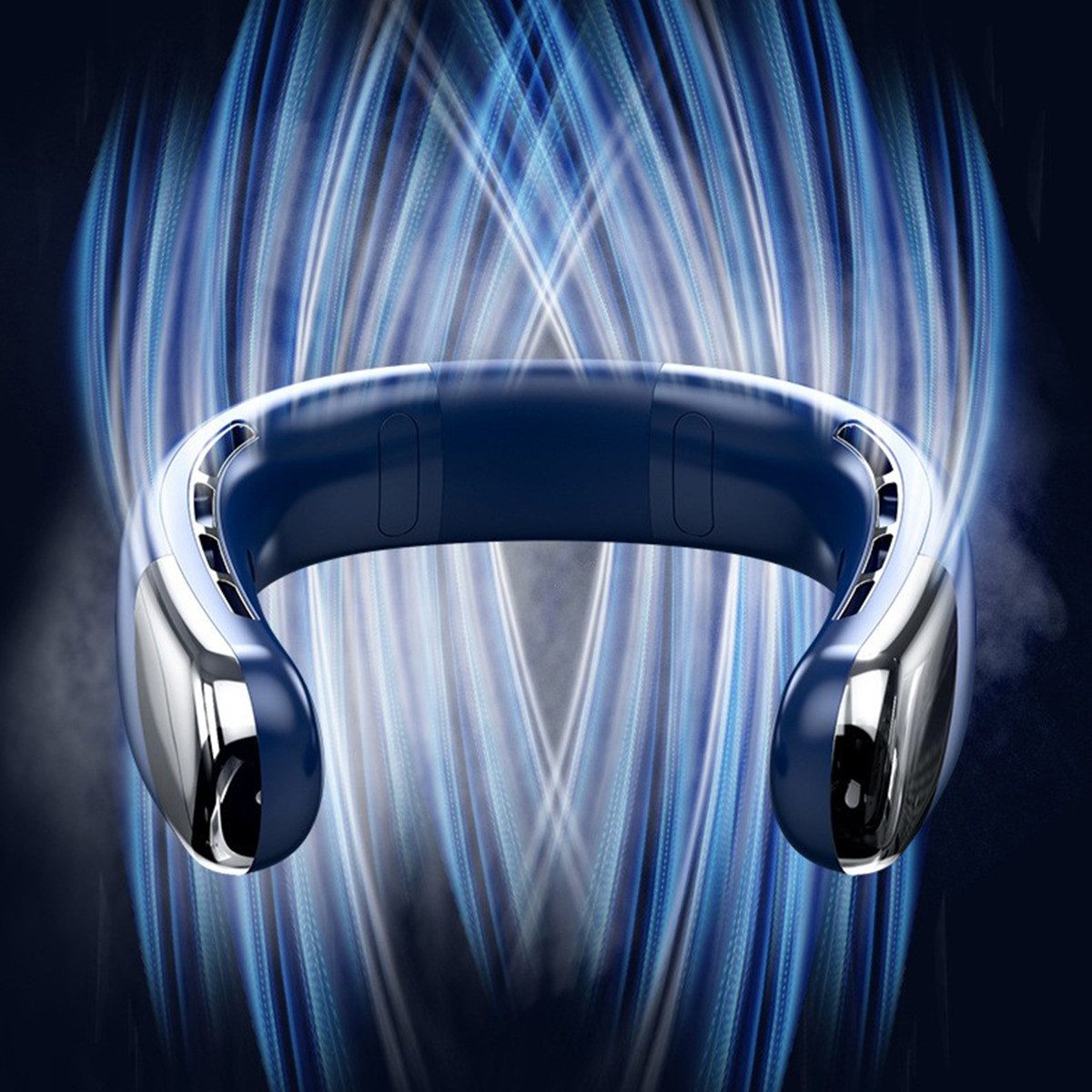 autolock Mini USB-Ventilator Mini USB-Ventilator Tragbarer Halsventilator 5 Stufen 3000mah, LED-Anzeige Nackenventilator Persönlicher Ventilator für Reisen