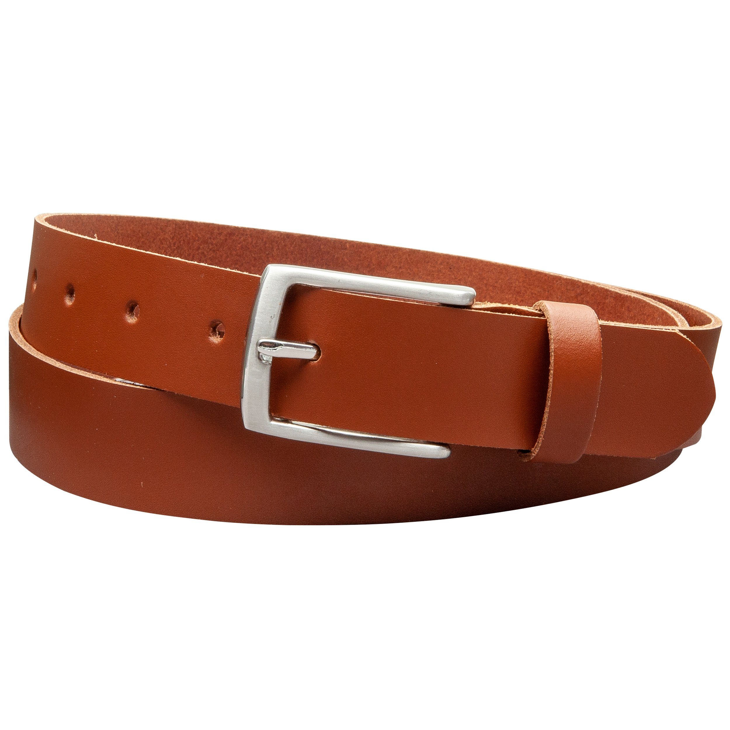 COLOGNEBELT Ledergürtel C11-SL Schlicht dennoch modern mit Dornschließe, MADE IN GERMANY mehr