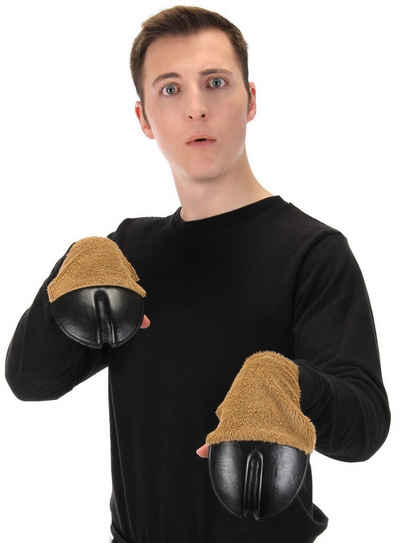 Elope Kostüm Rentier Handschuhe, Handschuhe für Hand und Huf