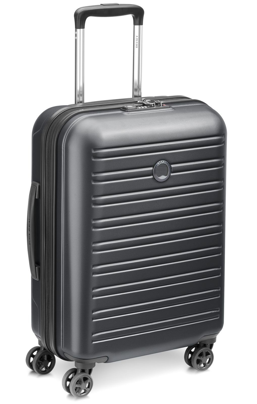 Delsey Hartschalen-Trolley Black 4 2.0, Segur Rollen