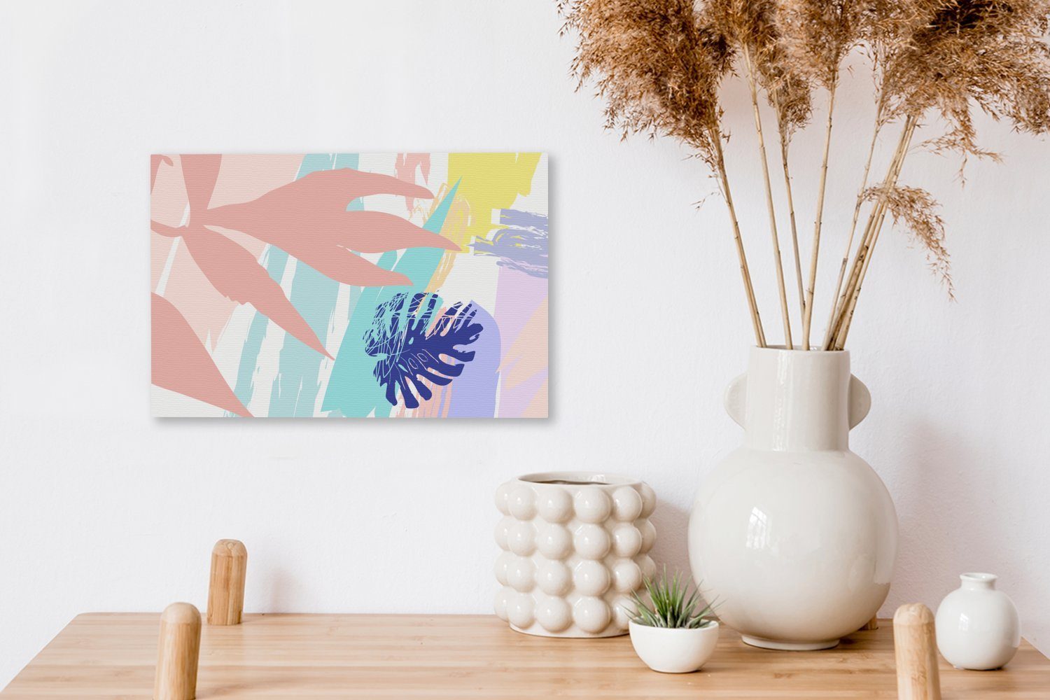- Wandbild OneMillionCanvasses® Sommer Farbe, (1 30x20 St), - Leinwandbilder, cm Aufhängefertig, Strand Wanddeko, Leinwandbild