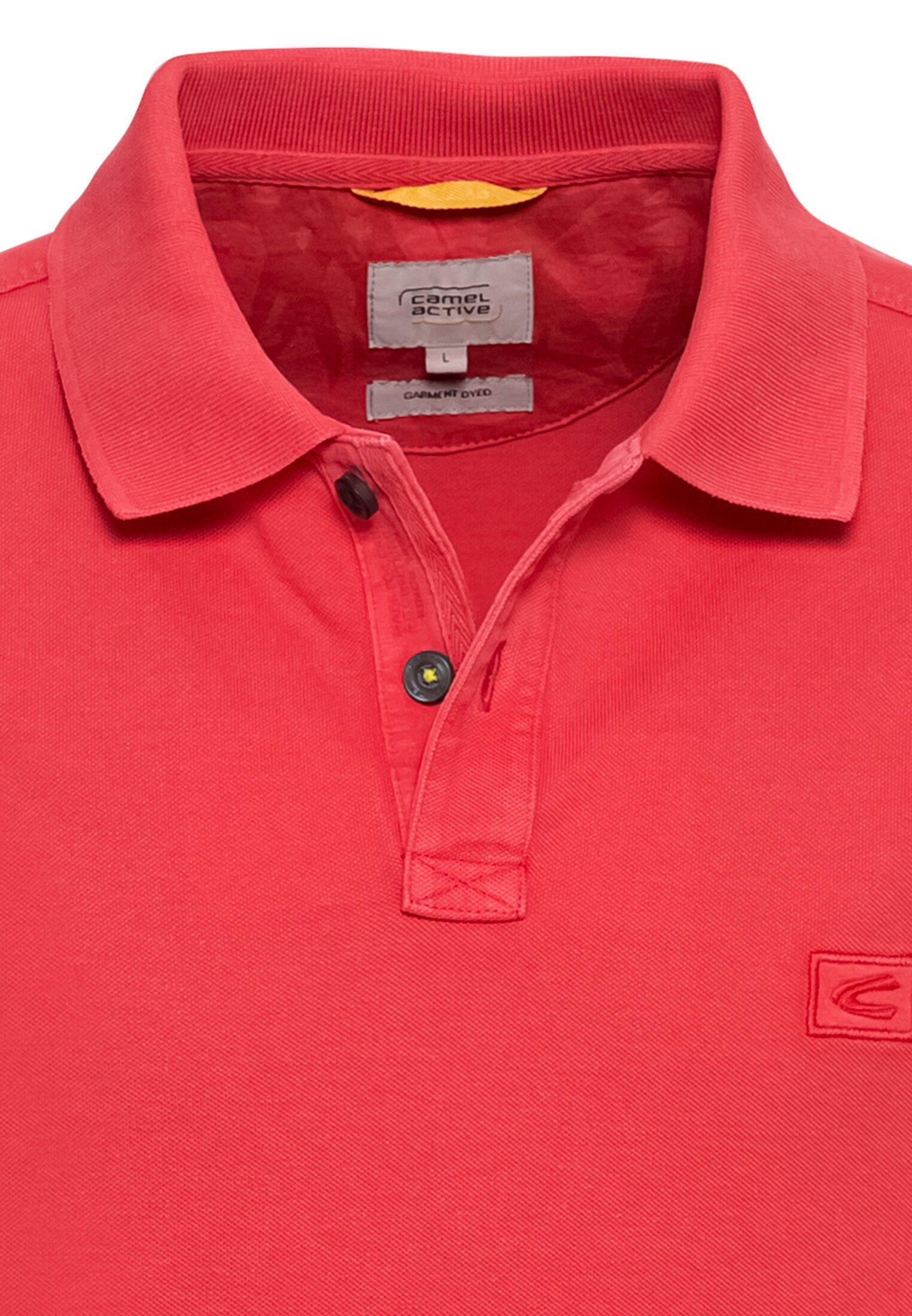 Poloshirt reiner active aus Rot camel Shirts_Poloshirt Baumwolle