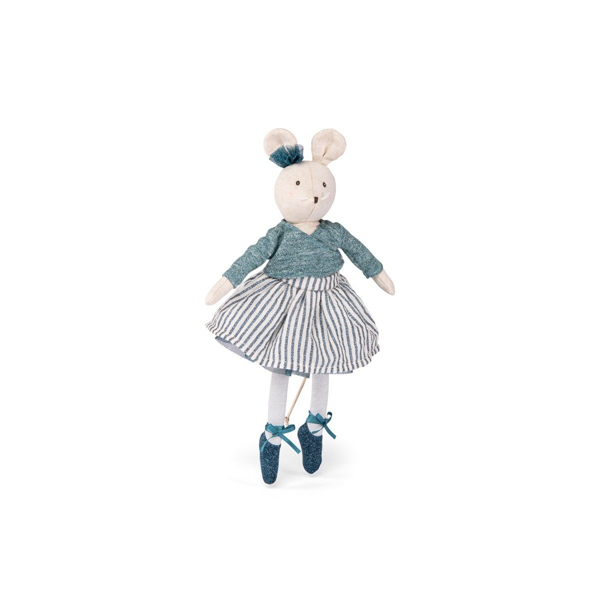 Moulin Roty Stoffpuppe Spielpuppe Maus Charlotte 30cm Ballerina Stofftier Glitzer