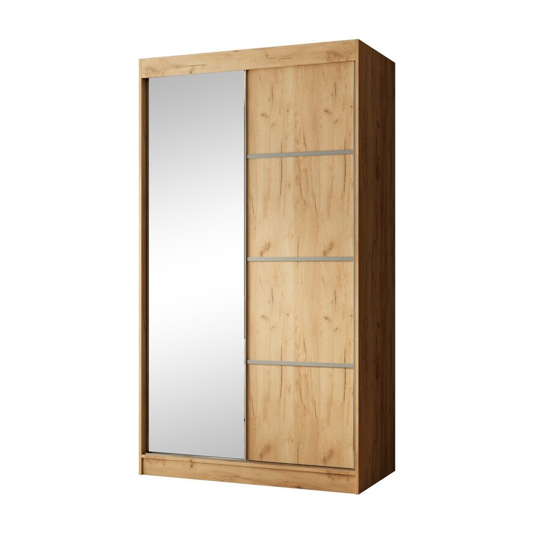 Beautysofa Schiebetürenschrank PACO (120 cm Schrank günstig online kaufen