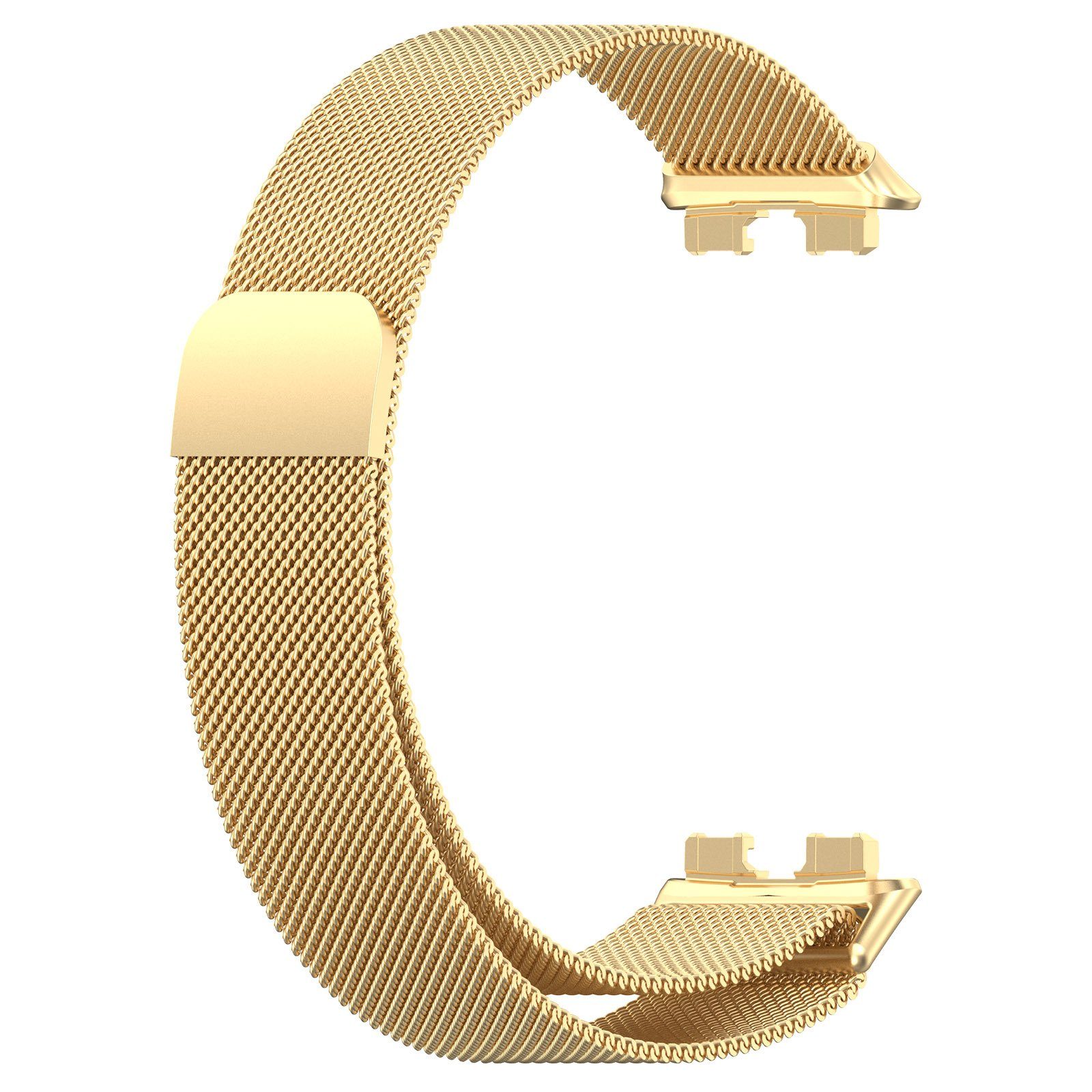 MOUTEN Uhrenarmband Magnetisches Armband für Huawei Band8 golden