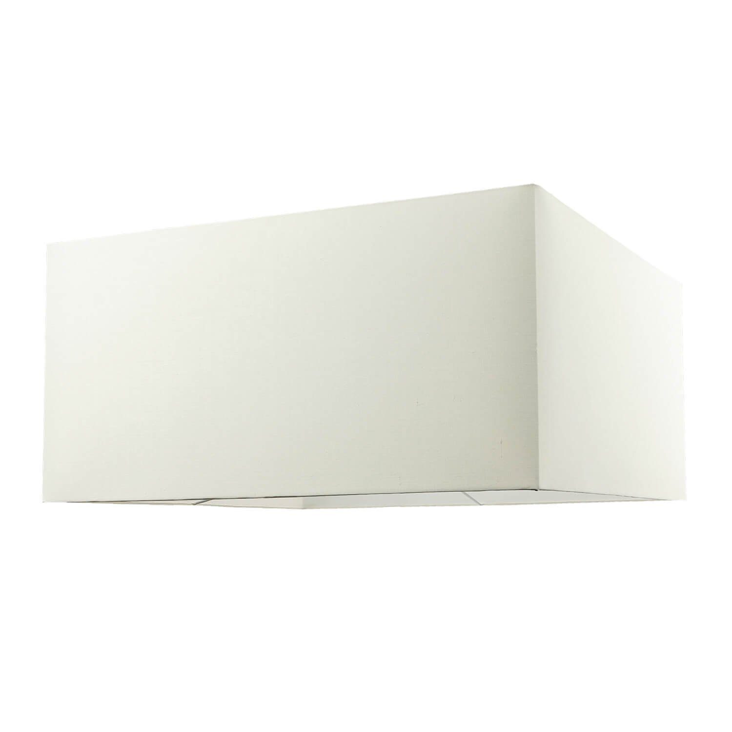 Licht-Erlebnisse Lampenschirm SALAVAN, Stoffschirm für Stehlampe Hängelampe in Beige eckig 60 cm