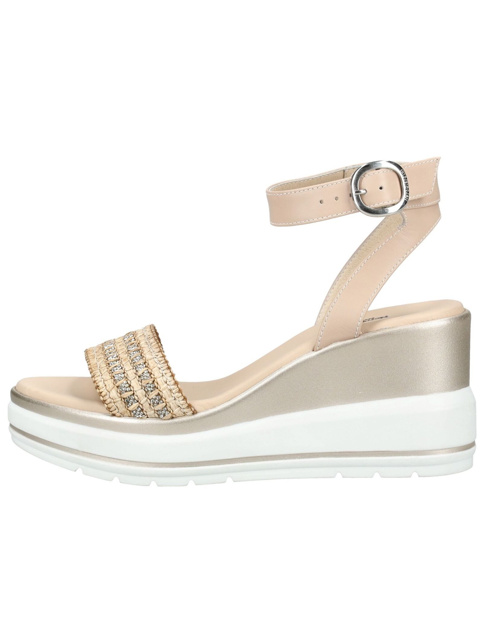 Nero Giardini Nero Giardini Sandalen Leder/Textil Keilsandalette