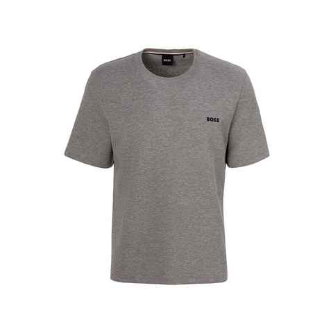 BOSS T-Shirt Waffle T-Shirt 10242355 01 mit Waffelmuster