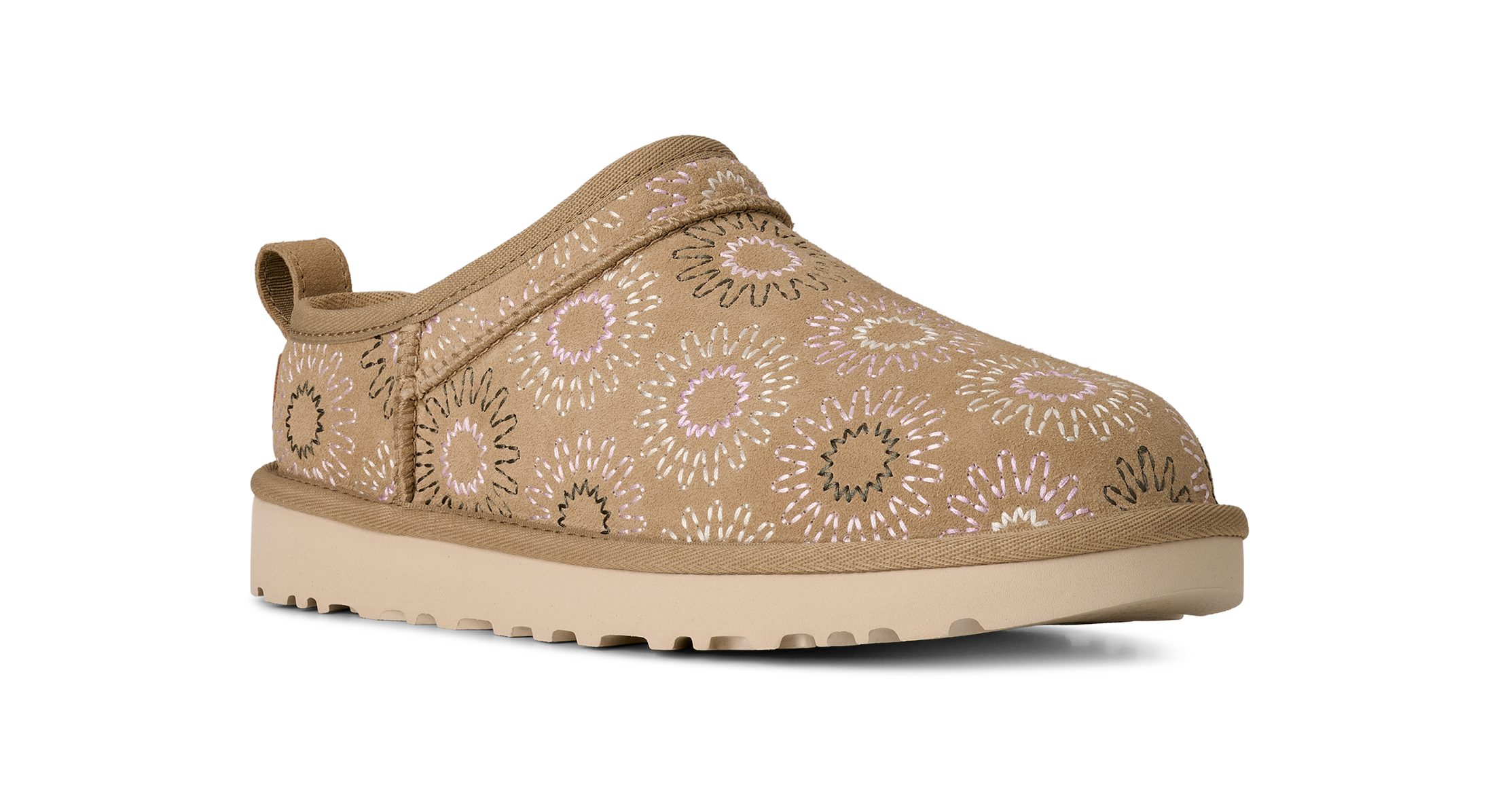 UGG CLASSIC MICRO SUN STITCH Schlupfboots Boots, Clog mit Anziehlasche