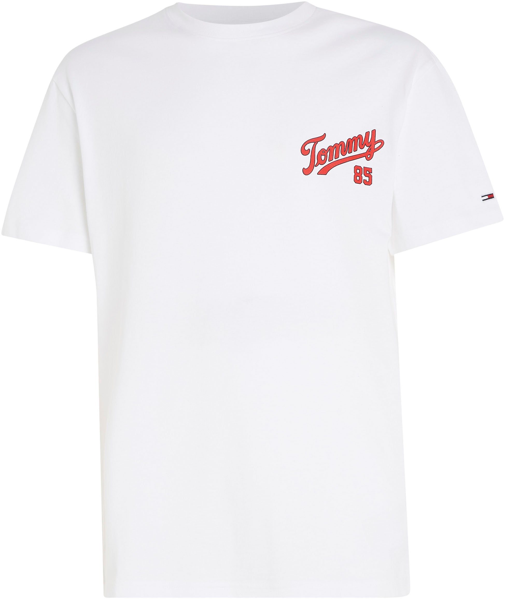 Tommy Jeans T-Shirt TJM CLSC COLLEGE 85 LOGO TEE mit Logoprint