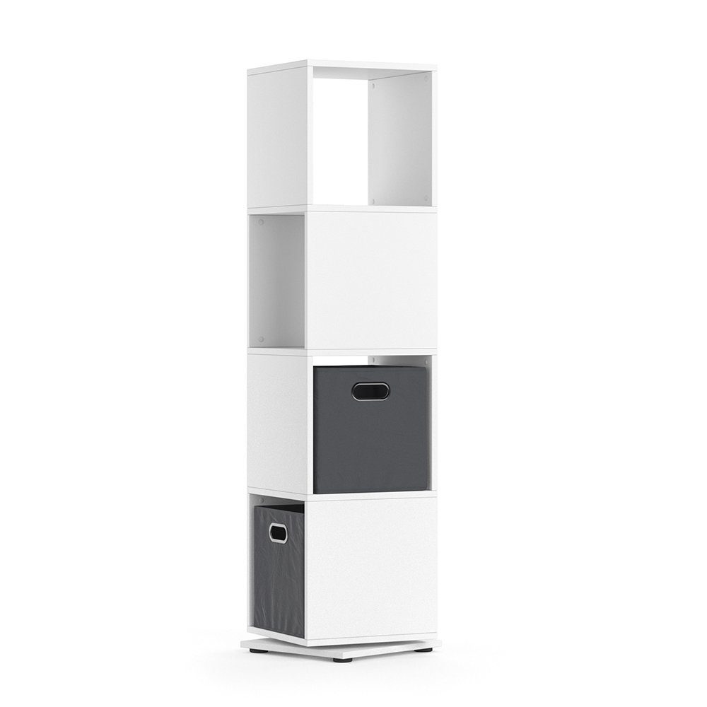 Vicco Drehregal, Weiß, 35 x 142 günstig online kaufen
