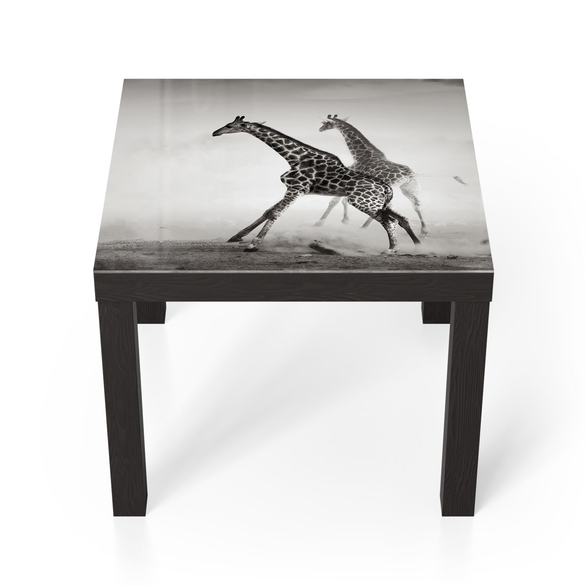 DEQORI Couchtisch 'Grazie der Wildnis', Glas Beistelltisch Glastisch modern