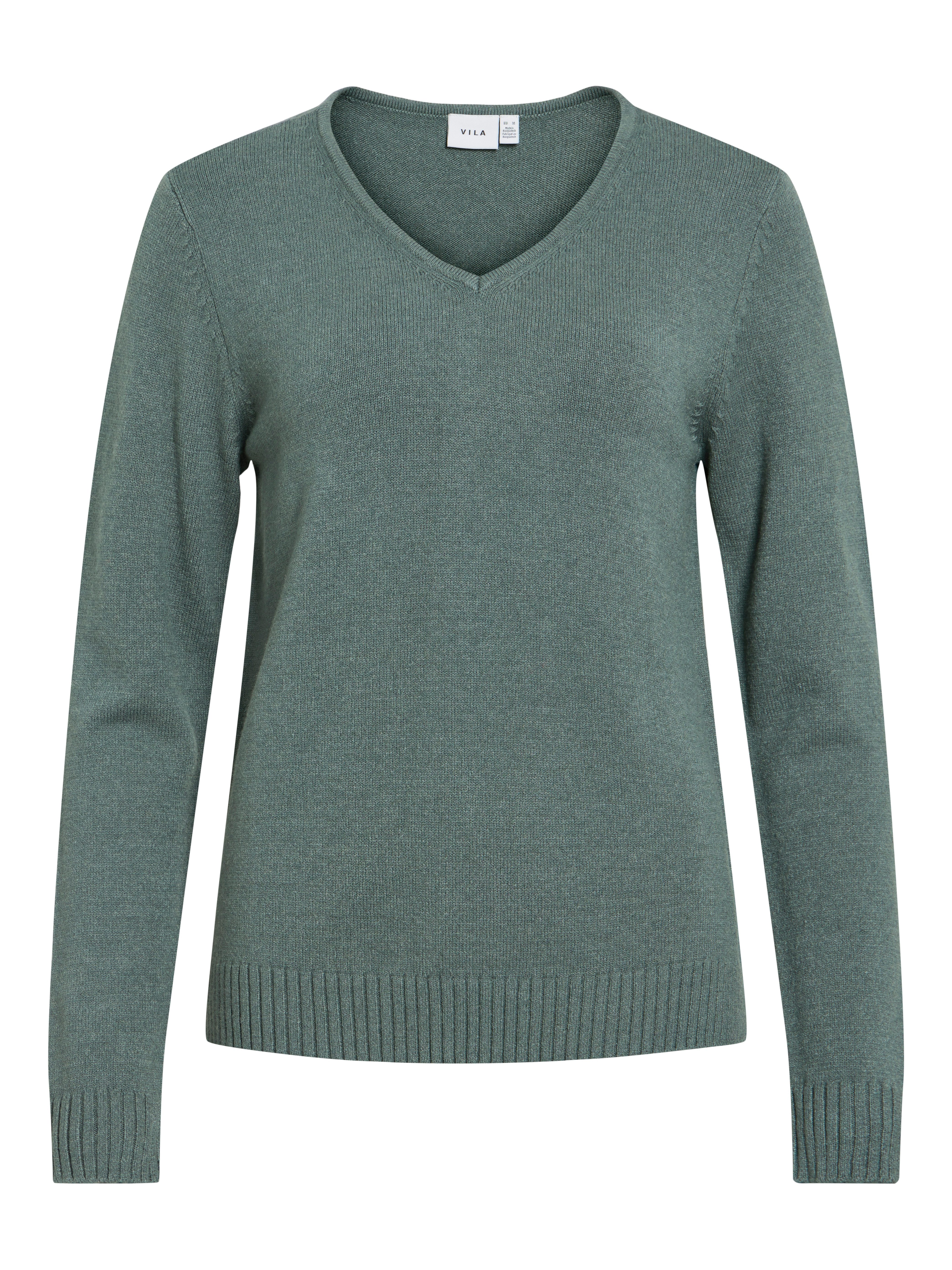 V-Ausschnitt-Pullover VIRIL V-NECK L/S KNIT TOP - NOOS