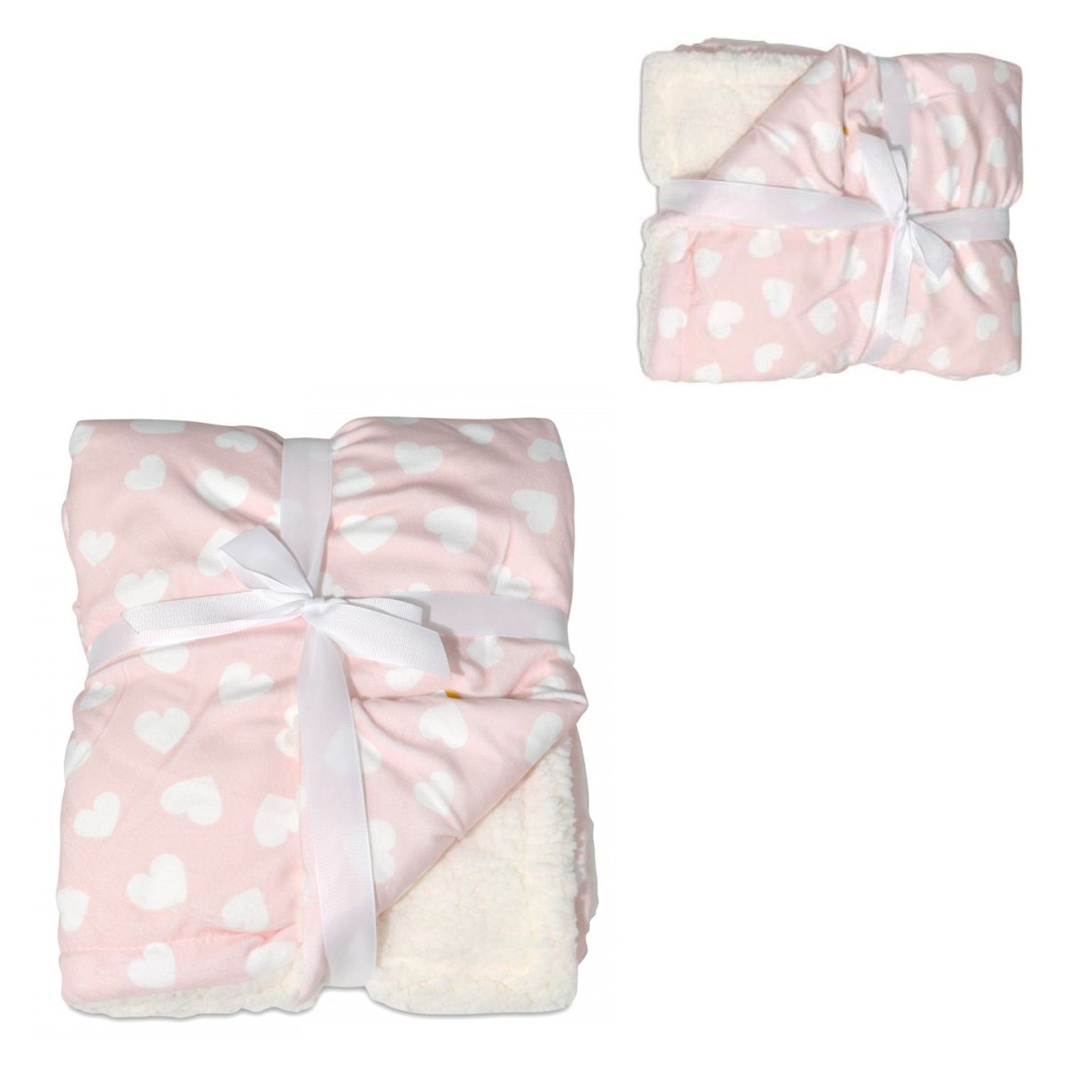 Geburt 105 Cangaroo, Babydecke Babydecke rosa Babydecke, ab Größe x 75 Shaggy, cm, kuschelige