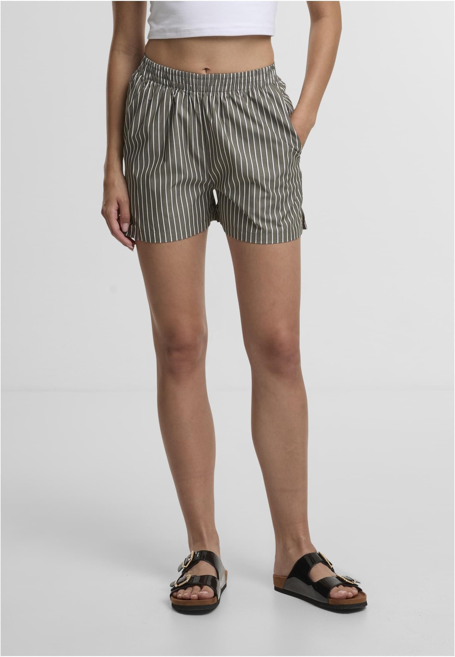 Shorts Ladies Striped Shorts Damen kurze Hose