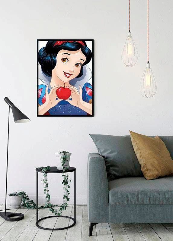 Schlafzimmer, St), Kinderzimmer, Snow White Disney Poster Komar Portrait, Wohnzimmer (1
