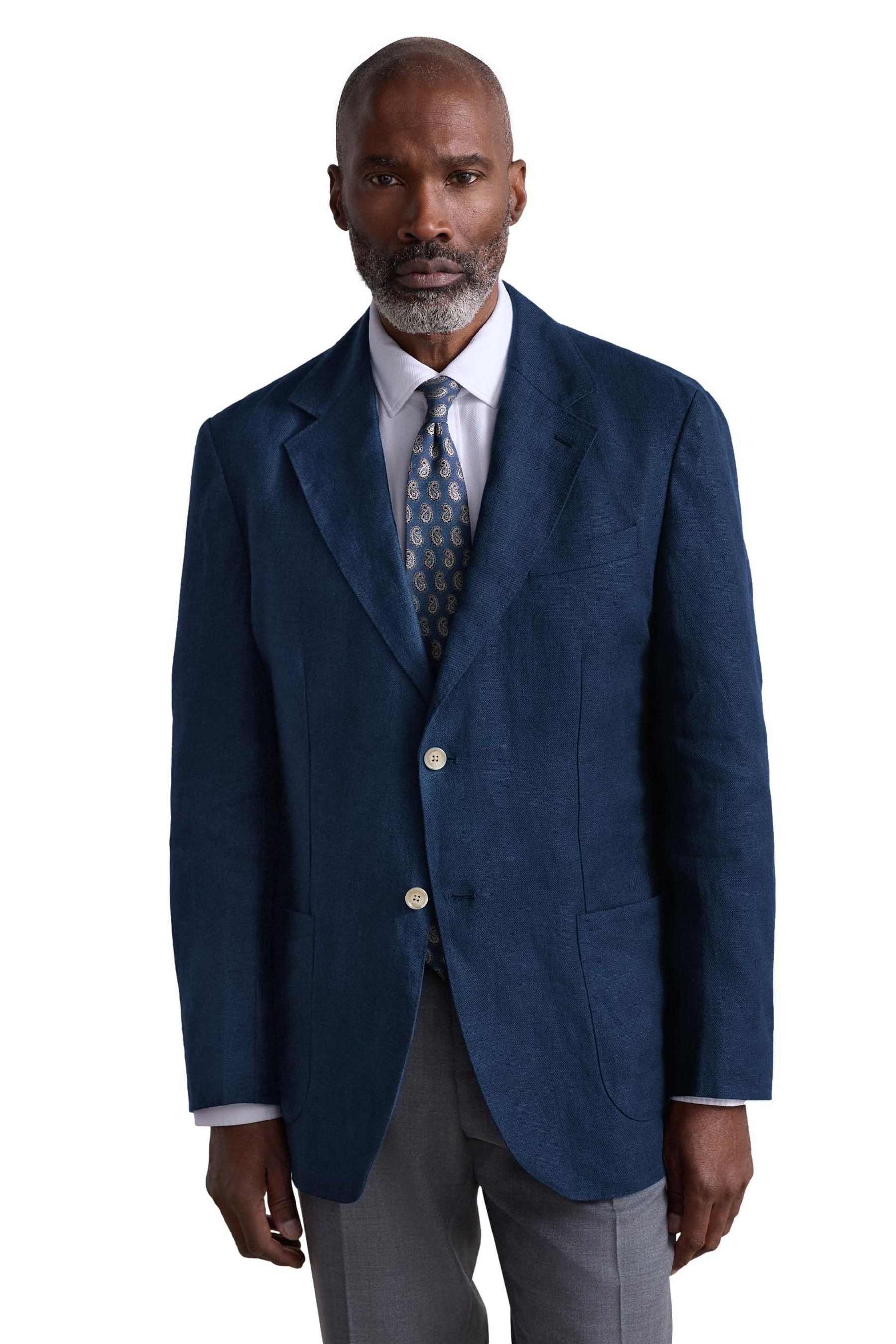 Next Jackenblazer Strukturiertes Regular Fit Signature Anzugsakko (1-tlg)