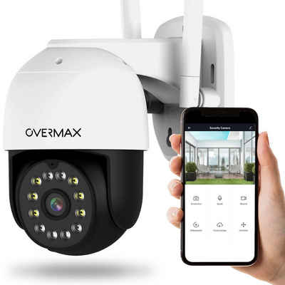 Overmax CAMSPOT 4.95 Überwachungskamera (Innenbereich, Aussenbereich, Set, Smart Wi-Fi PTZ-Kamera, Netzkabel mit Adapter, Montagesatz, 2560 x 1440 QHD/2.5K Video, Beste Multifunktionskamera)