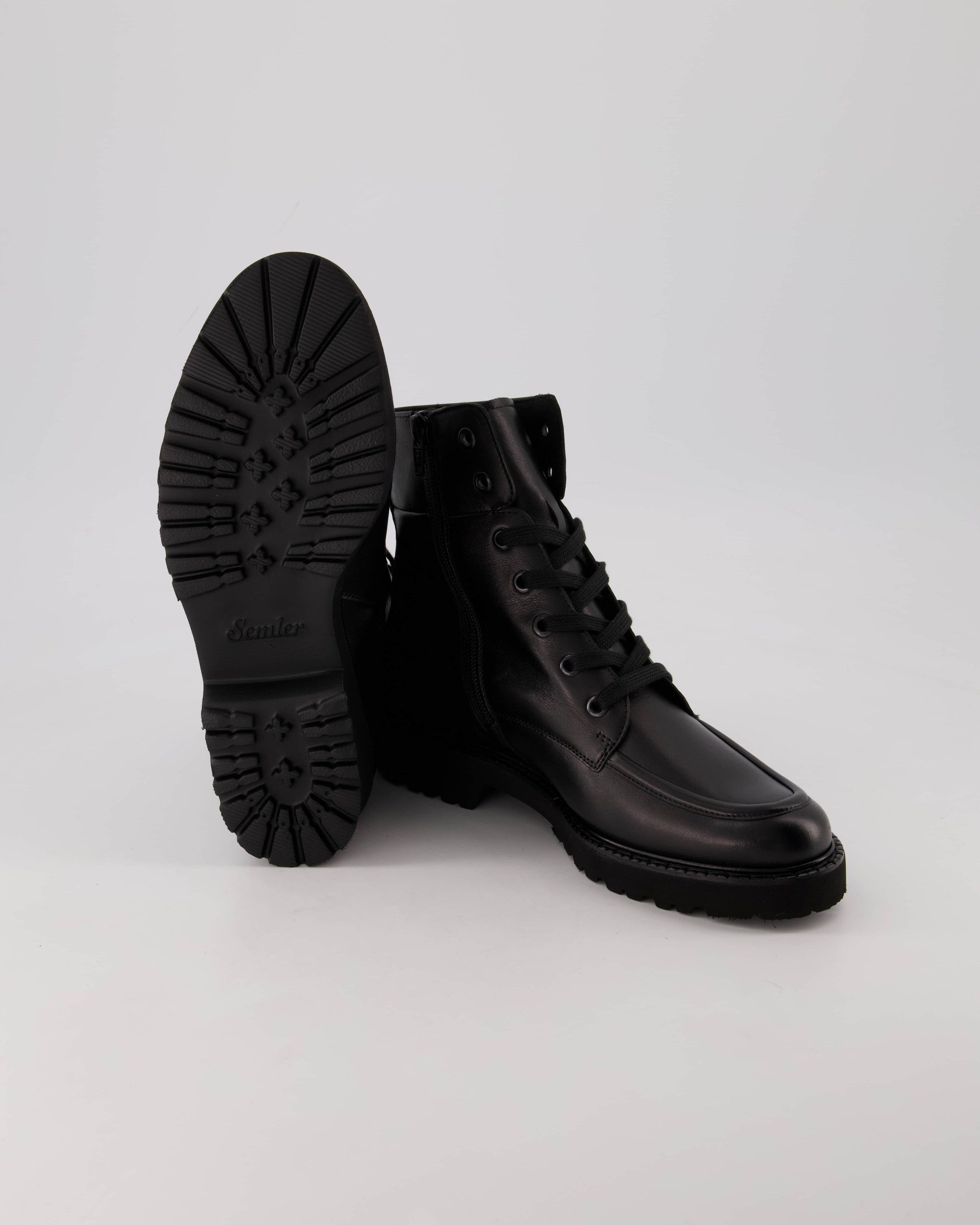 Semler Cindy Schnürstiefelette Obermaterial: Leder