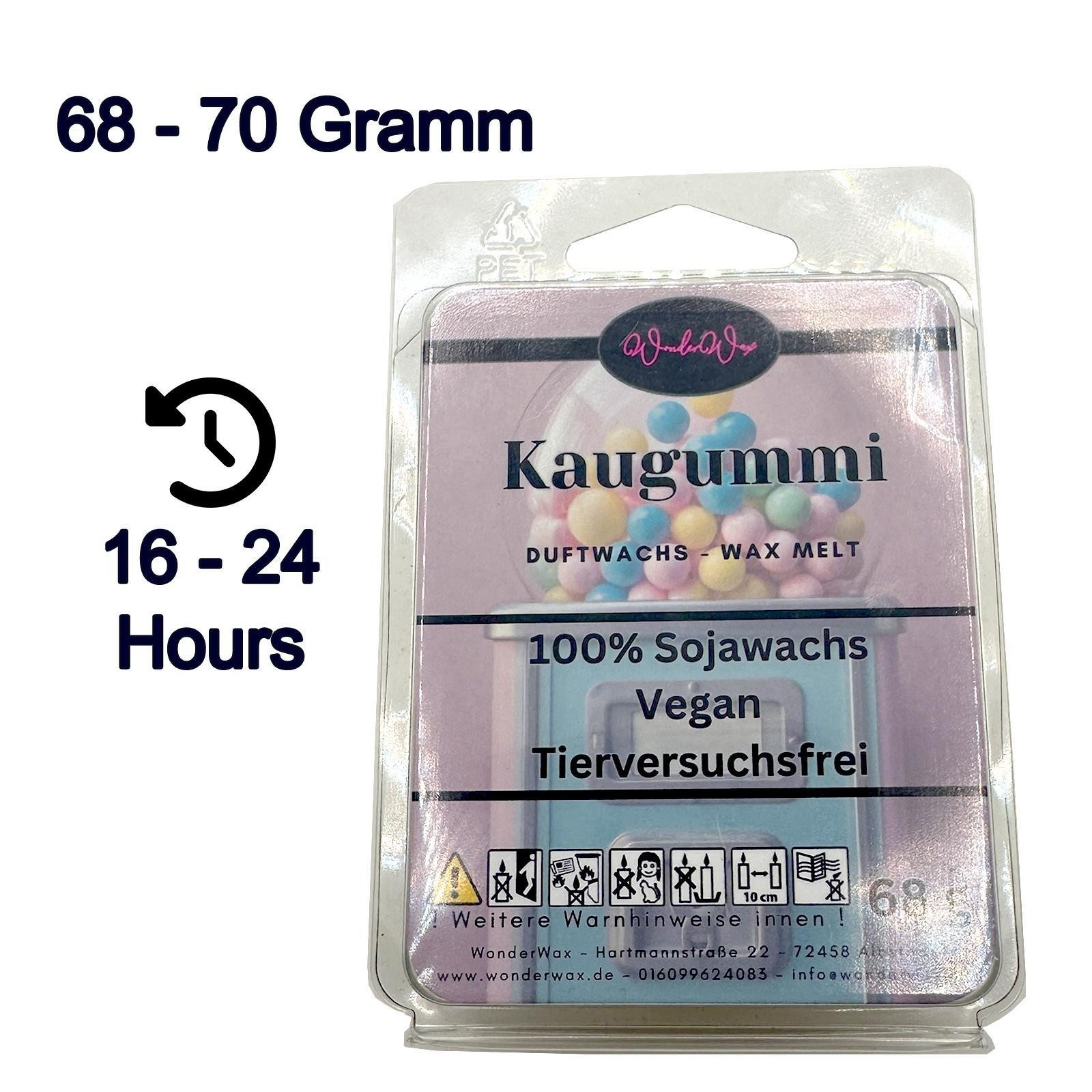 WonderWax Duftwachs WonderWax® Duftwachs 6 Sterne, (Kaugummi), Duftrichtung: Kaugummi