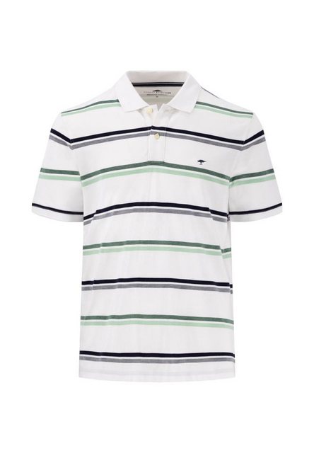 FYNCH-HATTON Poloshirt - Premium Cotton Multi Striped Poloshirt kurzarm von günstig online kaufen