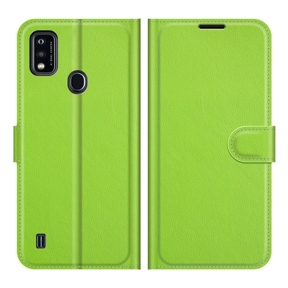 König Design Handyhülle ZTE Blade A51, Schutzhülle Schutztasche Case Cover Etuis Wallet Klapptasche Bookstyle
