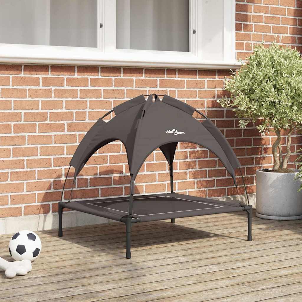 vidaXL Hundebett, Hundebett Braun 71 x 64 x 71 cm Stahl