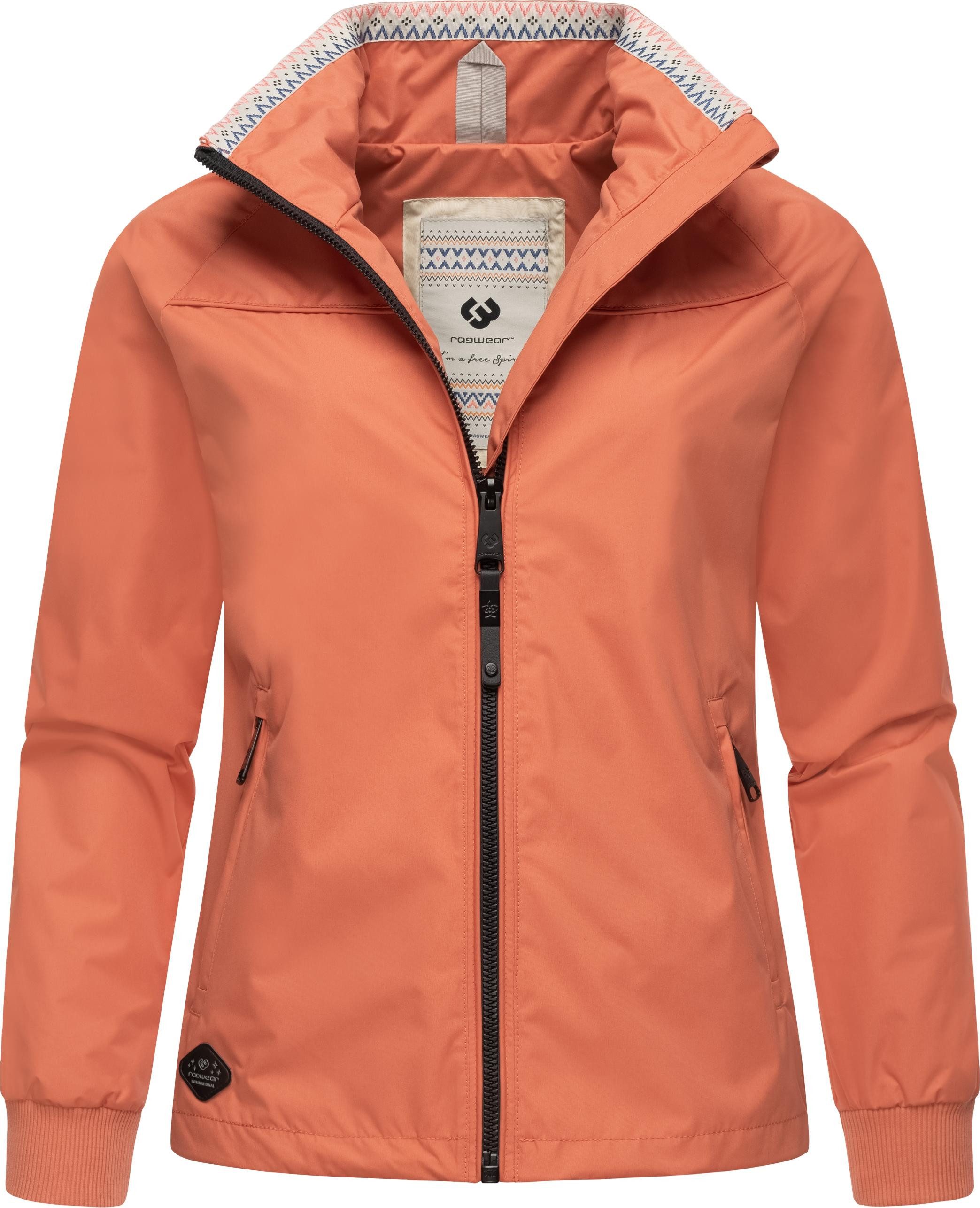 Ragwear Outdoorjacke Apola Wasserdichte Damen Übergangsjacke mit hohem Krag günstig online kaufen