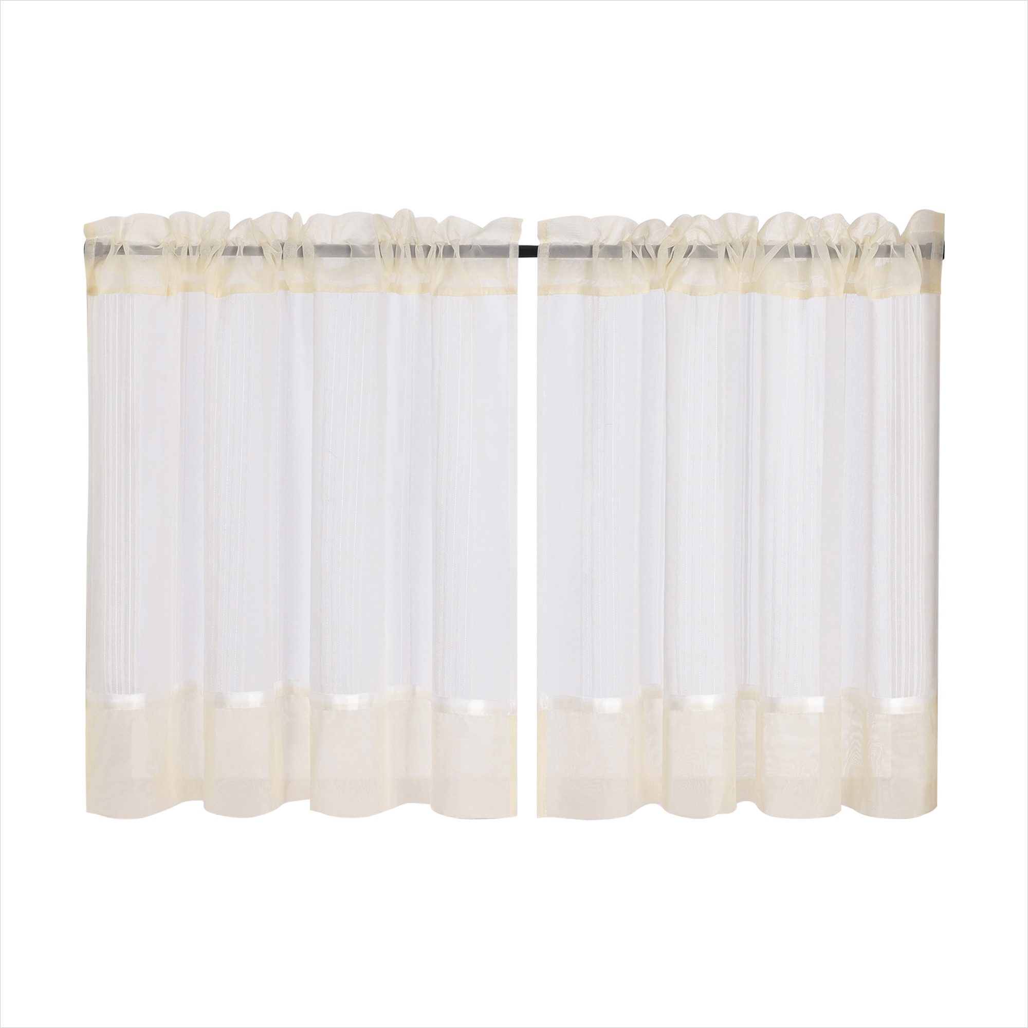 Joyswahl Scheibengardine (1 St), Stangendurchzug, transparent, Leinenoptik günstig online kaufen