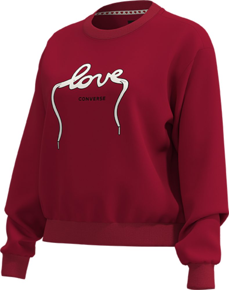 Converse Sweatshirt LOVE LACES CREW für Erwachsene, sportlicher Stil, für Sportmode und Streetwear