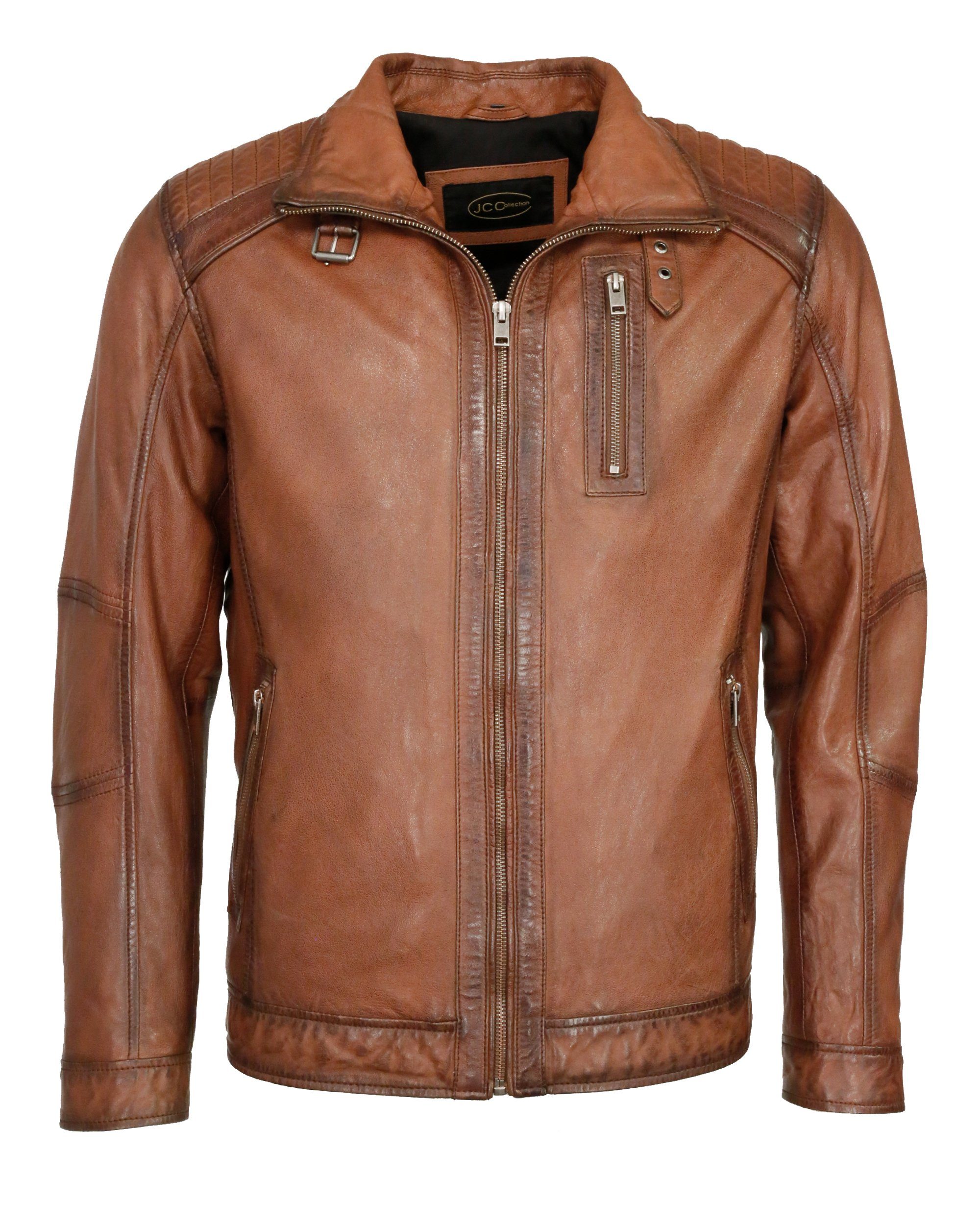 JCC Bikerjacke cognac 31020351