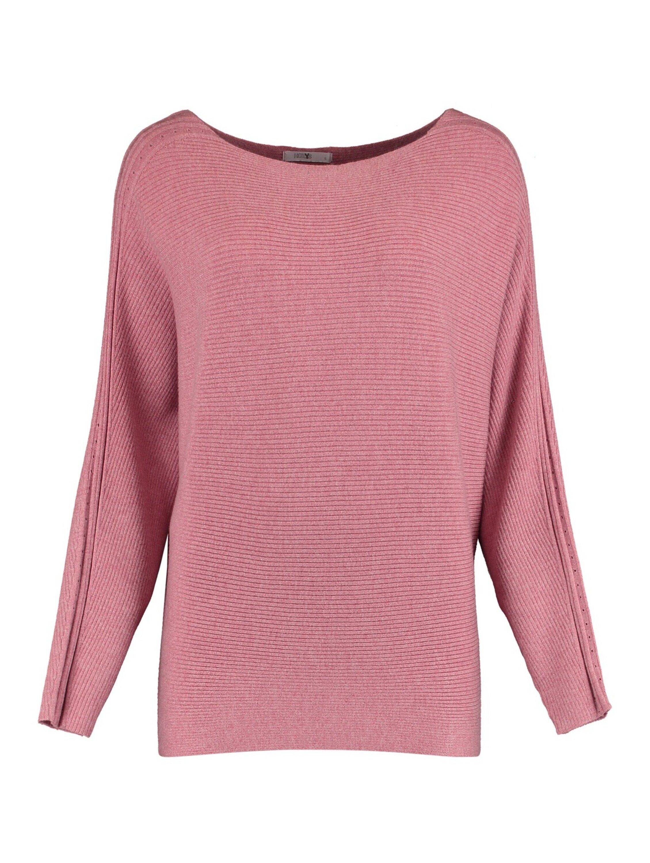 HaILY’S Strickpullover Ava (1-tlg) Lochmuster