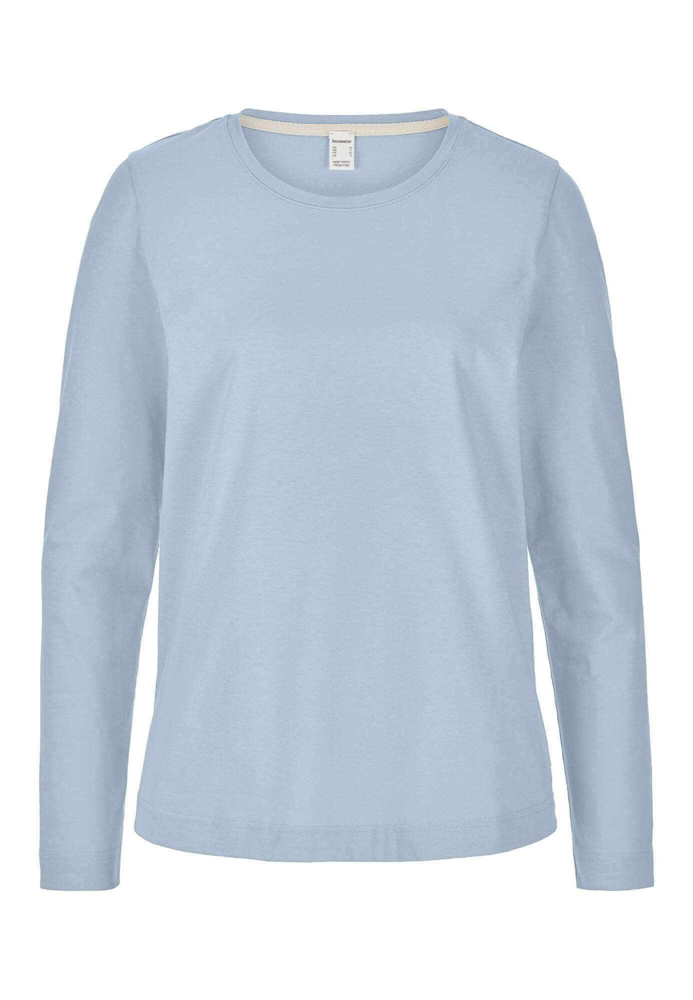 Hessnatur Pyjamaoberteil Langarm Regular aus reiner Bio-Baumwolle (1-tlg)
