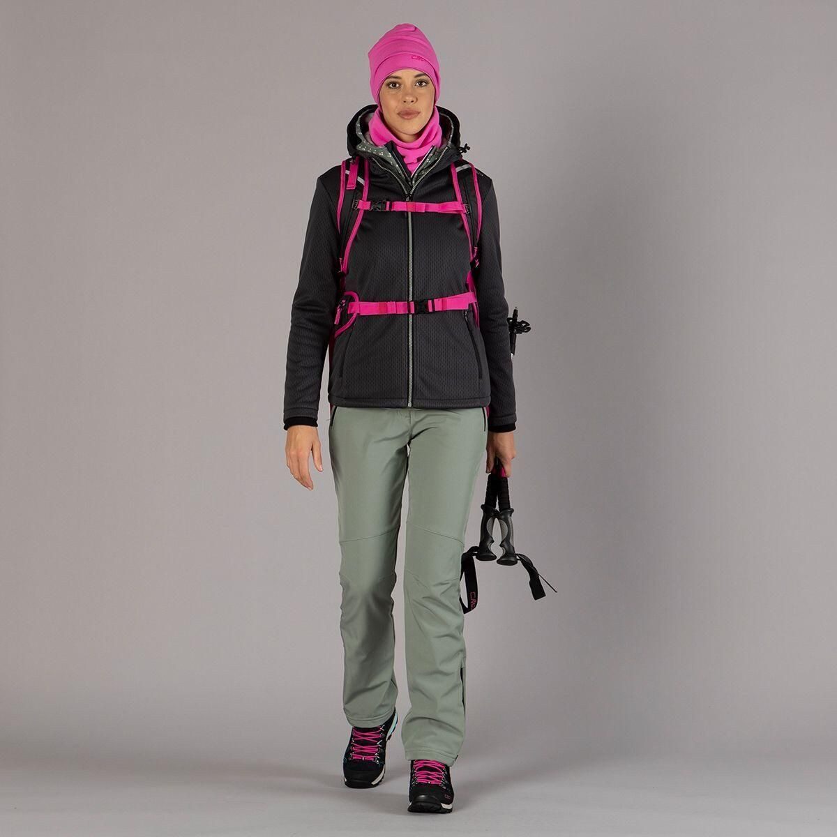 CMP Outdoorhose Woman Long Pant Bequeme Damen-Softshell-Hose mit Clima Protect® für optimalen