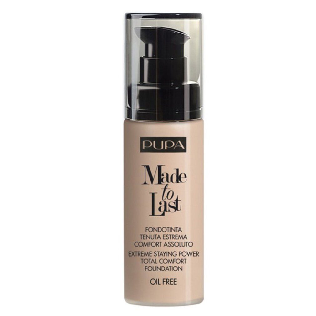 Foundation Pupa, Women, Made To Last Foundation 010 30ml